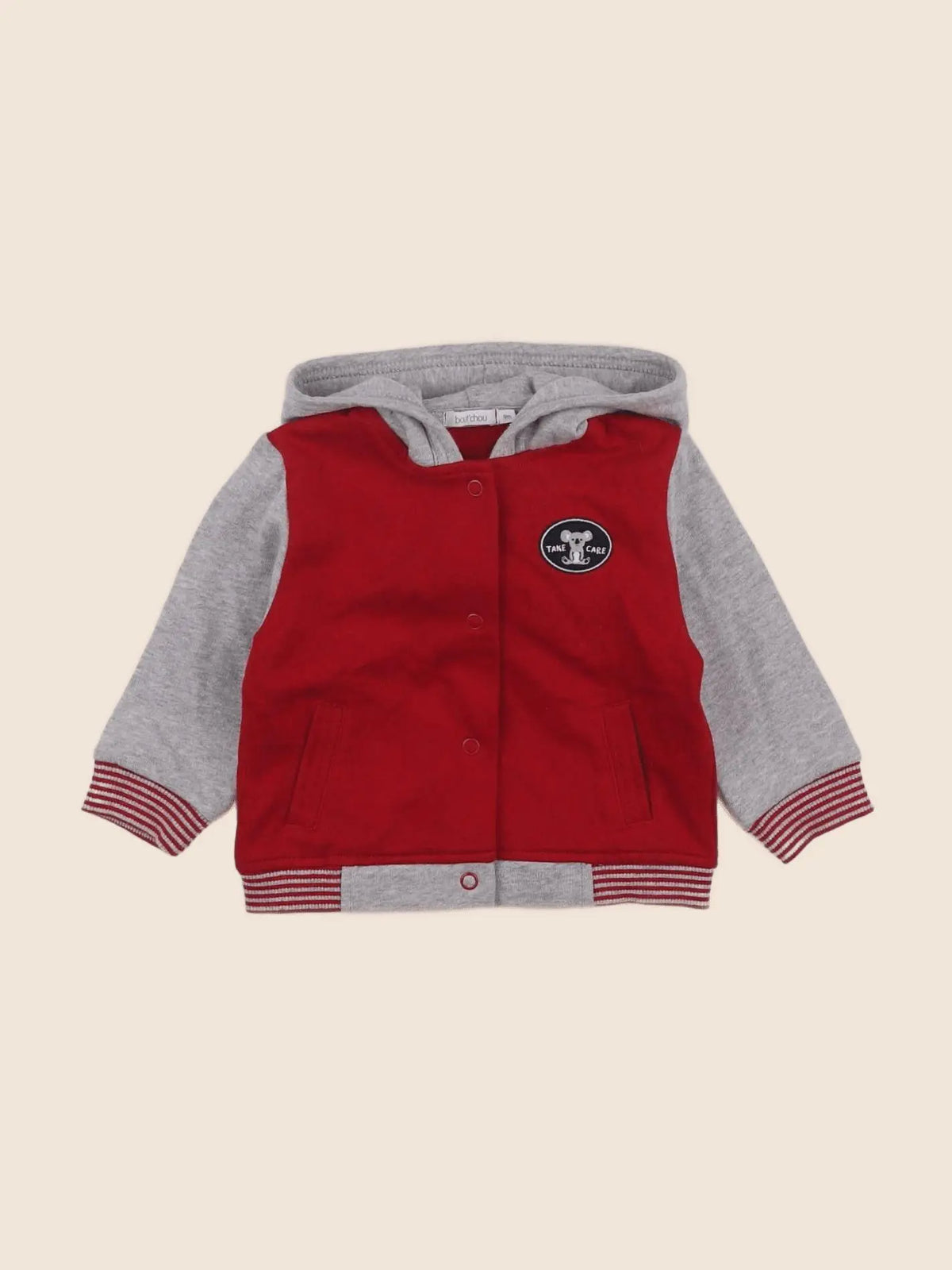 Boutchou - sweat rouge - 9 mois