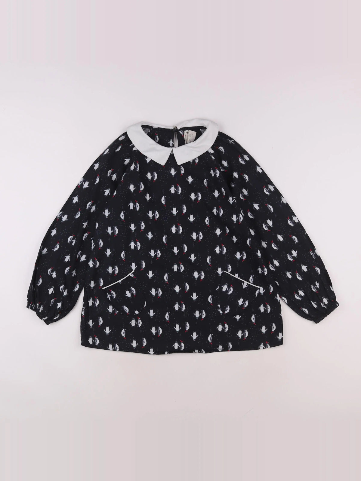 La Faute à Voltaire - blouse bleu - 13/14 ans
