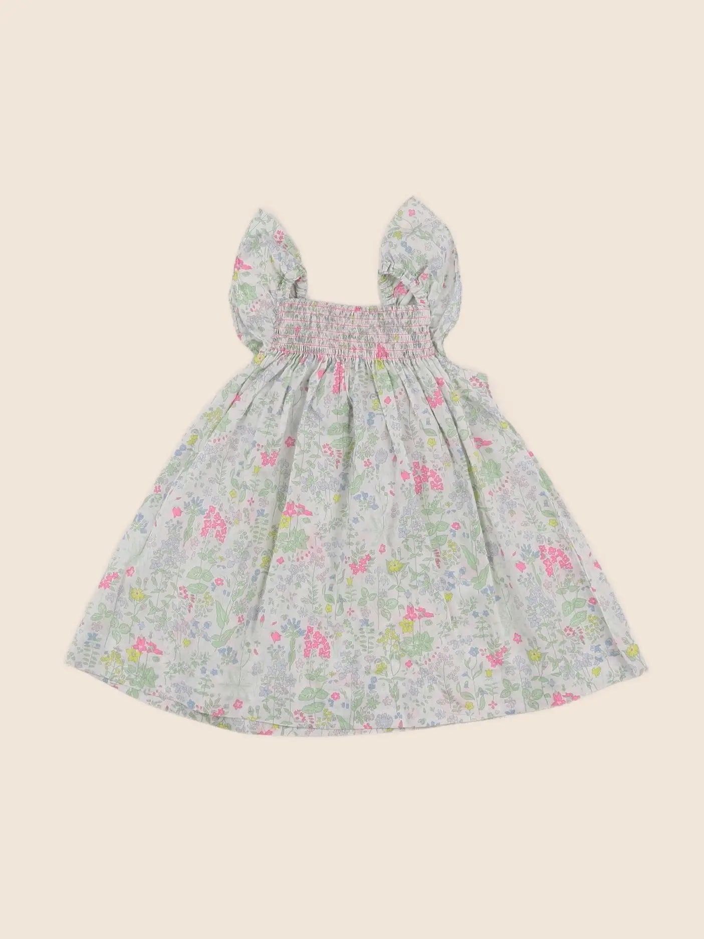 Jacadi - robe liberty multicolore - 6 mois