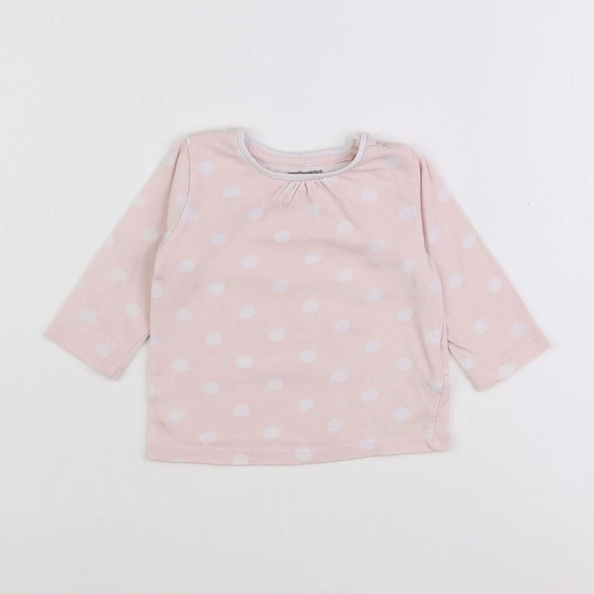 Vertbaudet - tee-shirt rose - 9 mois