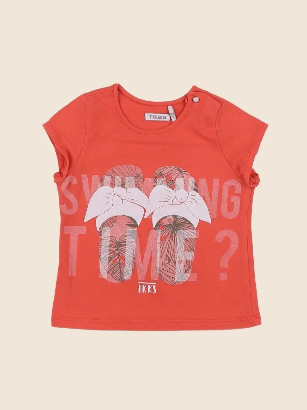 IKKS - tee-shirt orange - 12 mois