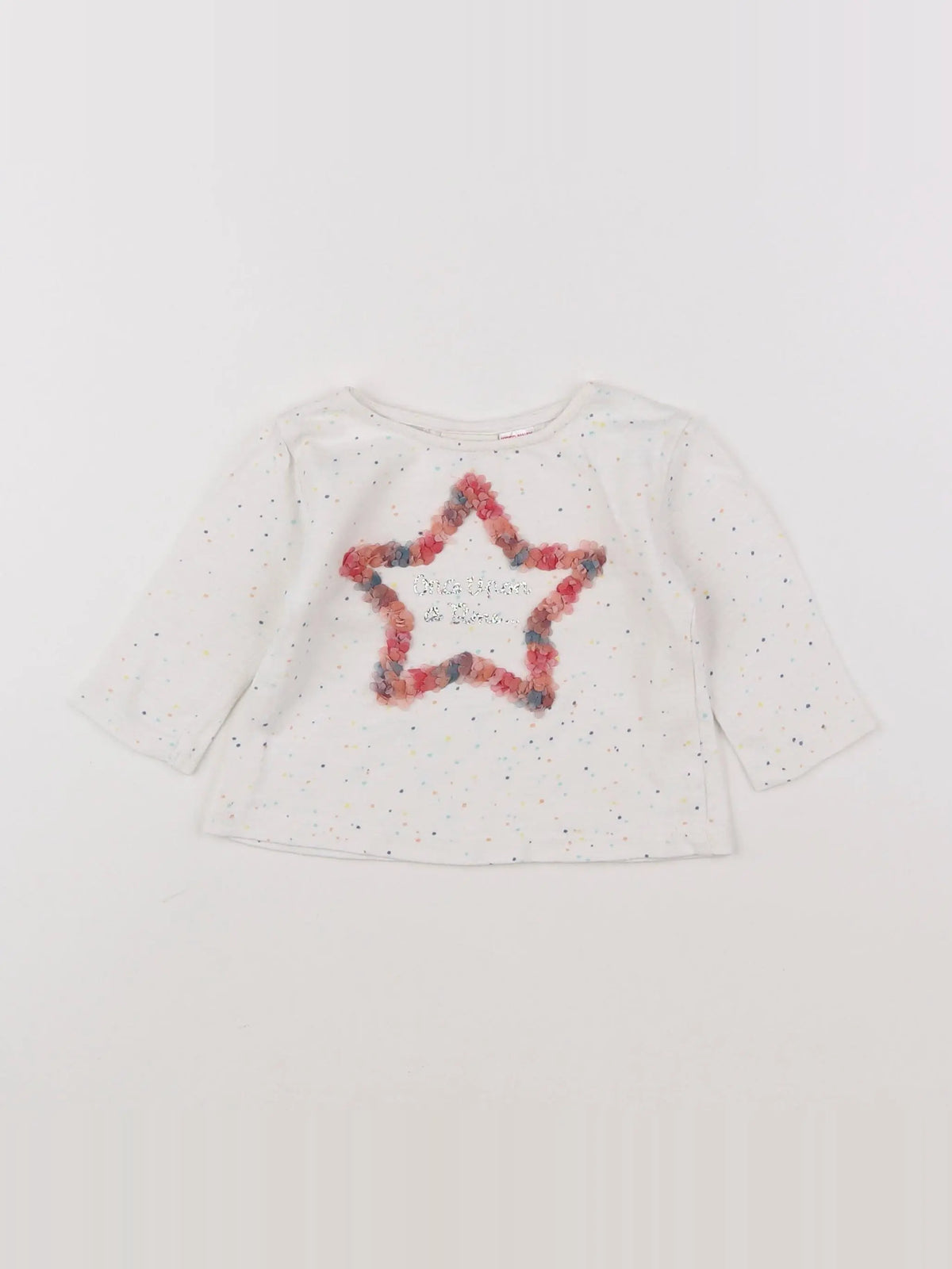 Zara - tee-shirt blanc - 3/6 mois