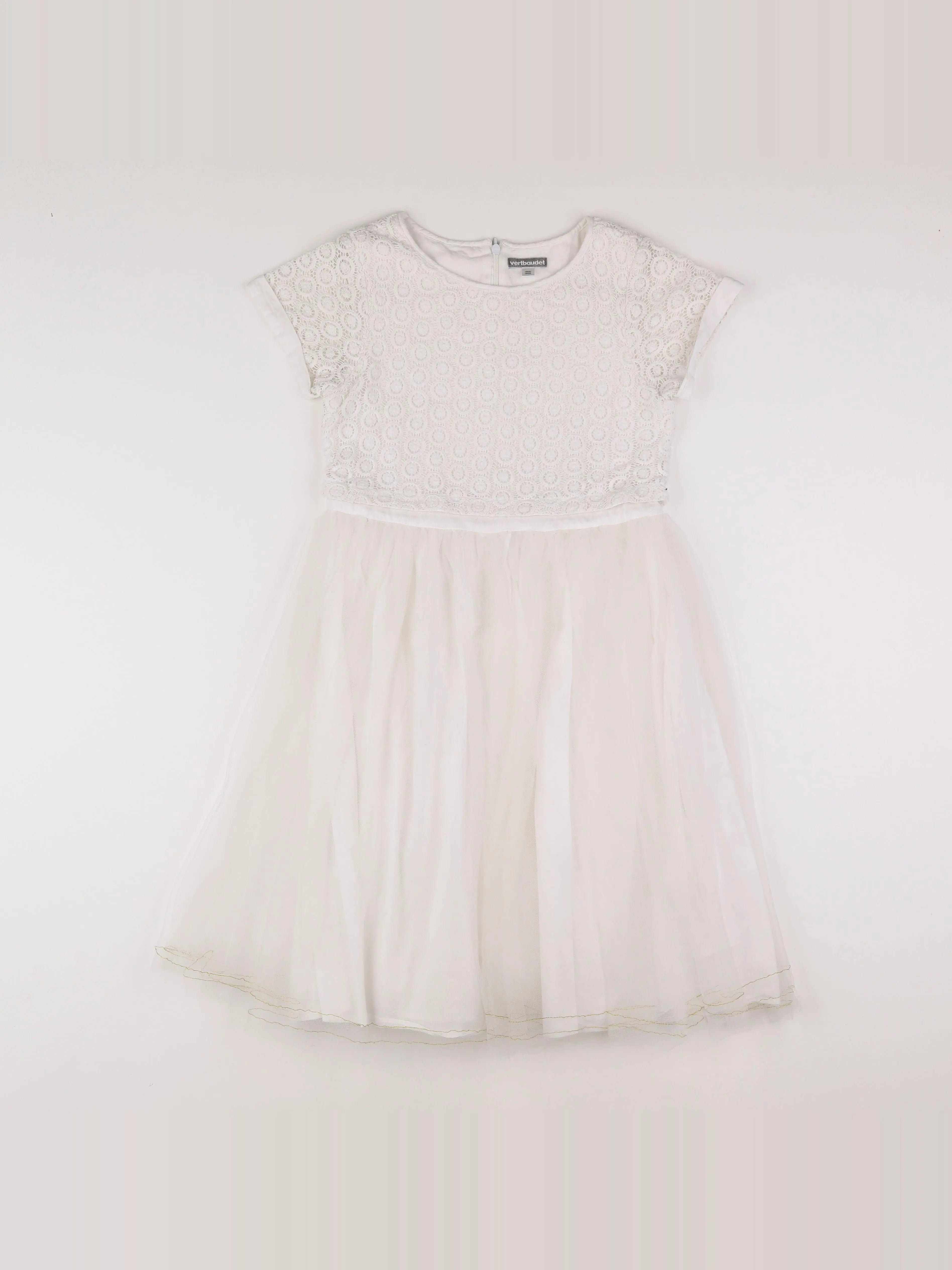 Vertbaudet - robe blanc - 12 ans