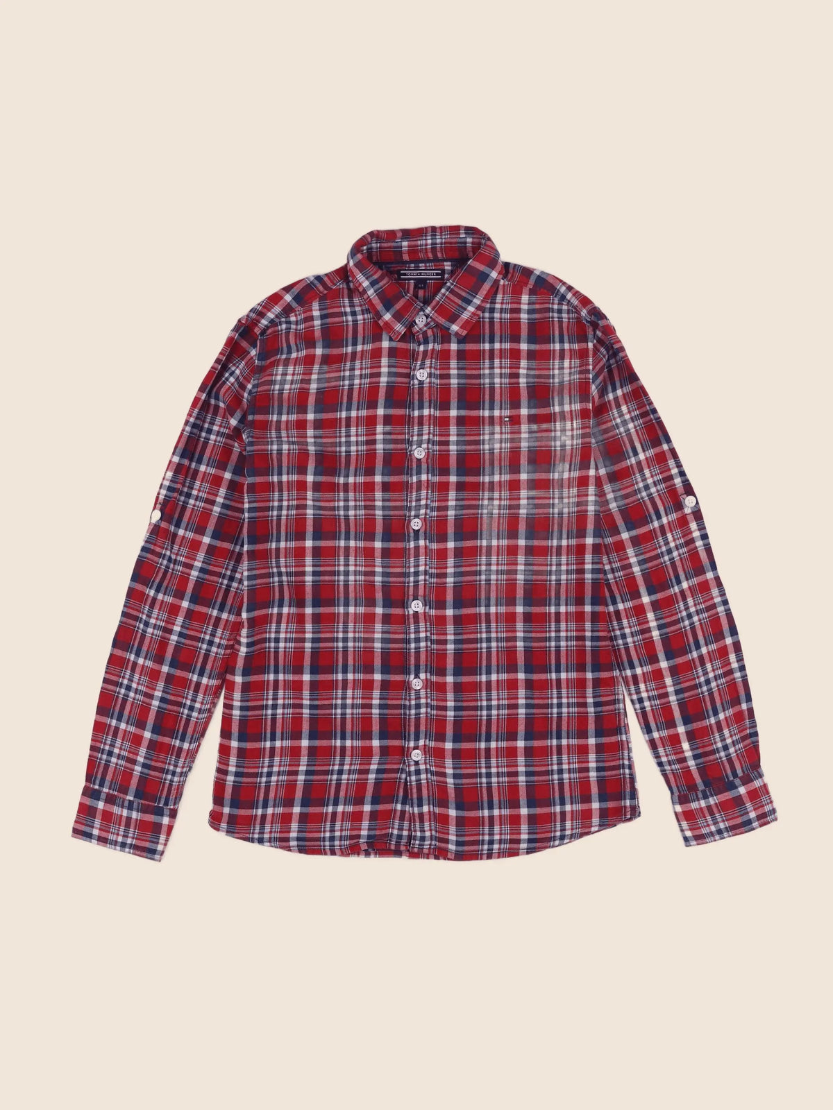 Tommy Hilfiger - chemise rouge - 14 ans