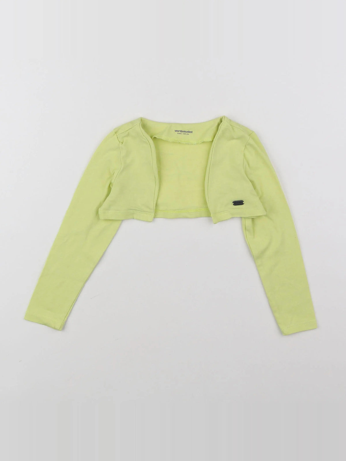 Vertbaudet - sweat jaune - 4 ans