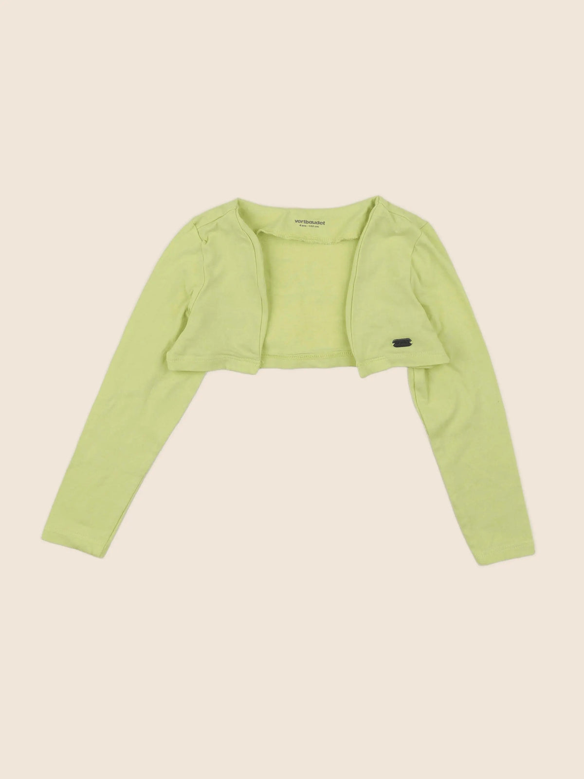 Vertbaudet - sweat jaune - 4 ans