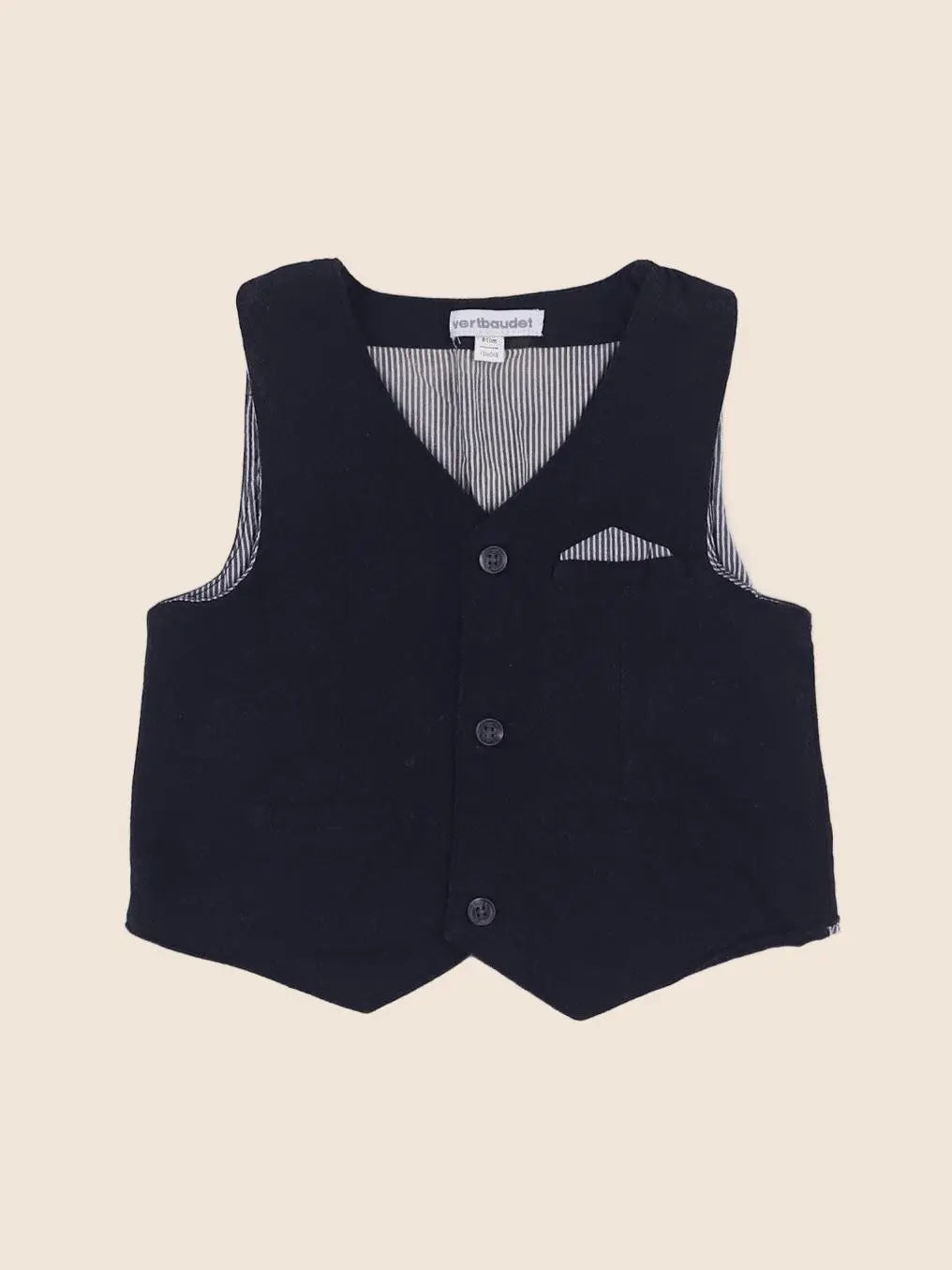Vertbaudet - gilet bleu - 18 mois