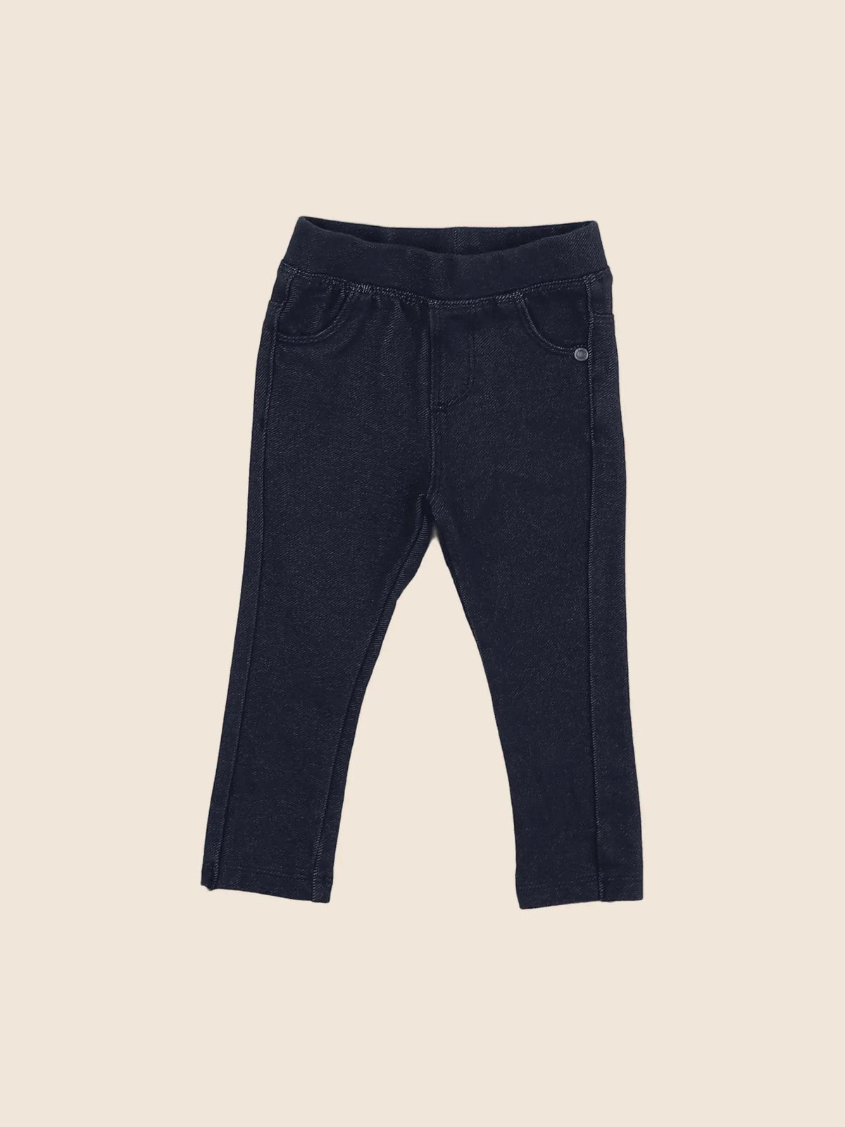 Vertbaudet - jegging bleu - 6 mois