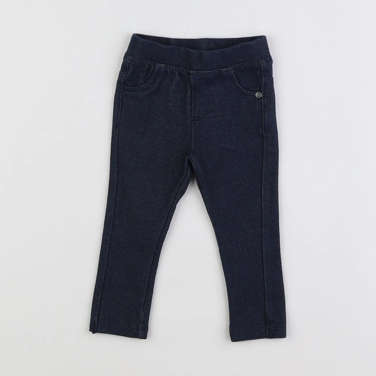 Vertbaudet - jegging bleu - 6 mois