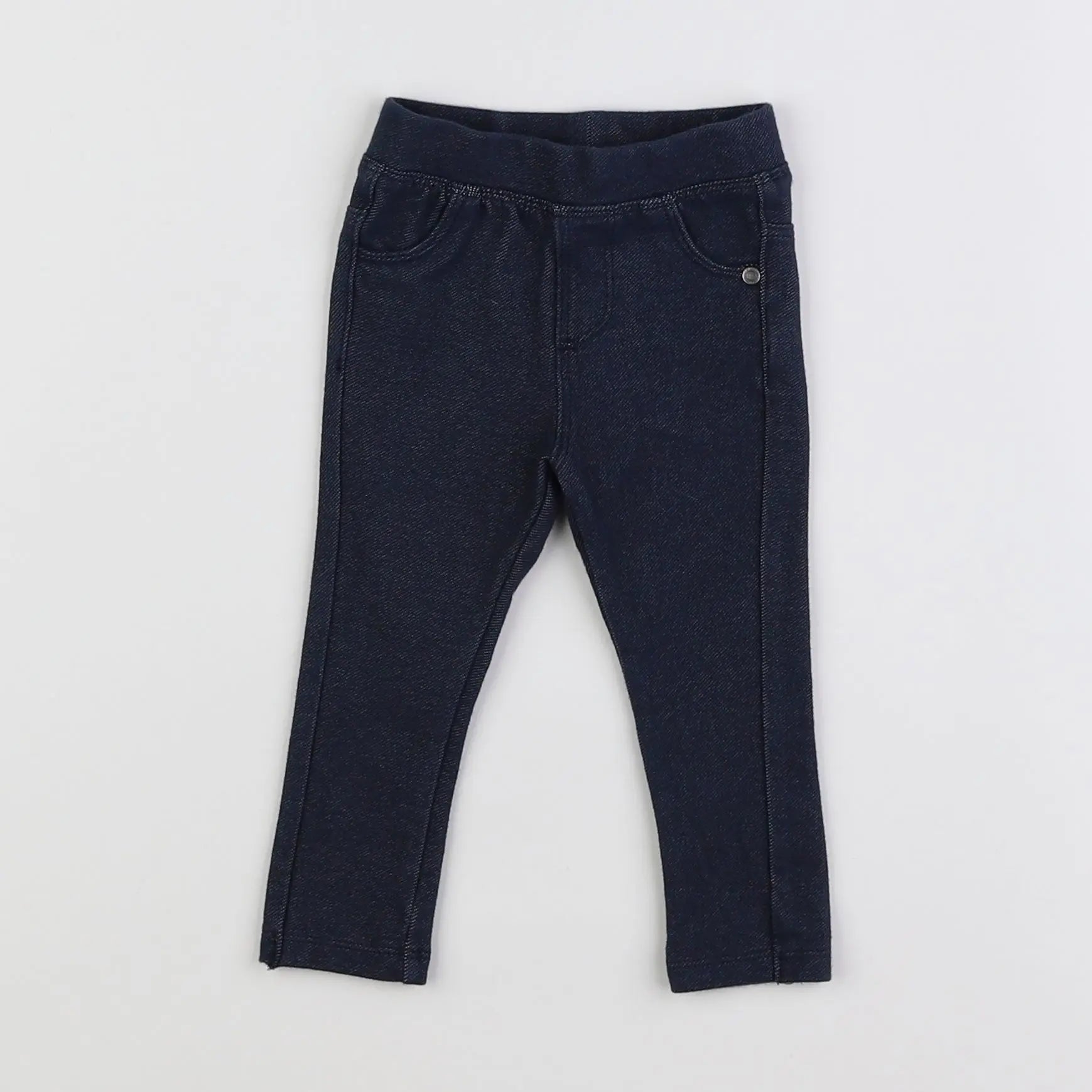 Vertbaudet - jegging bleu - 6 mois