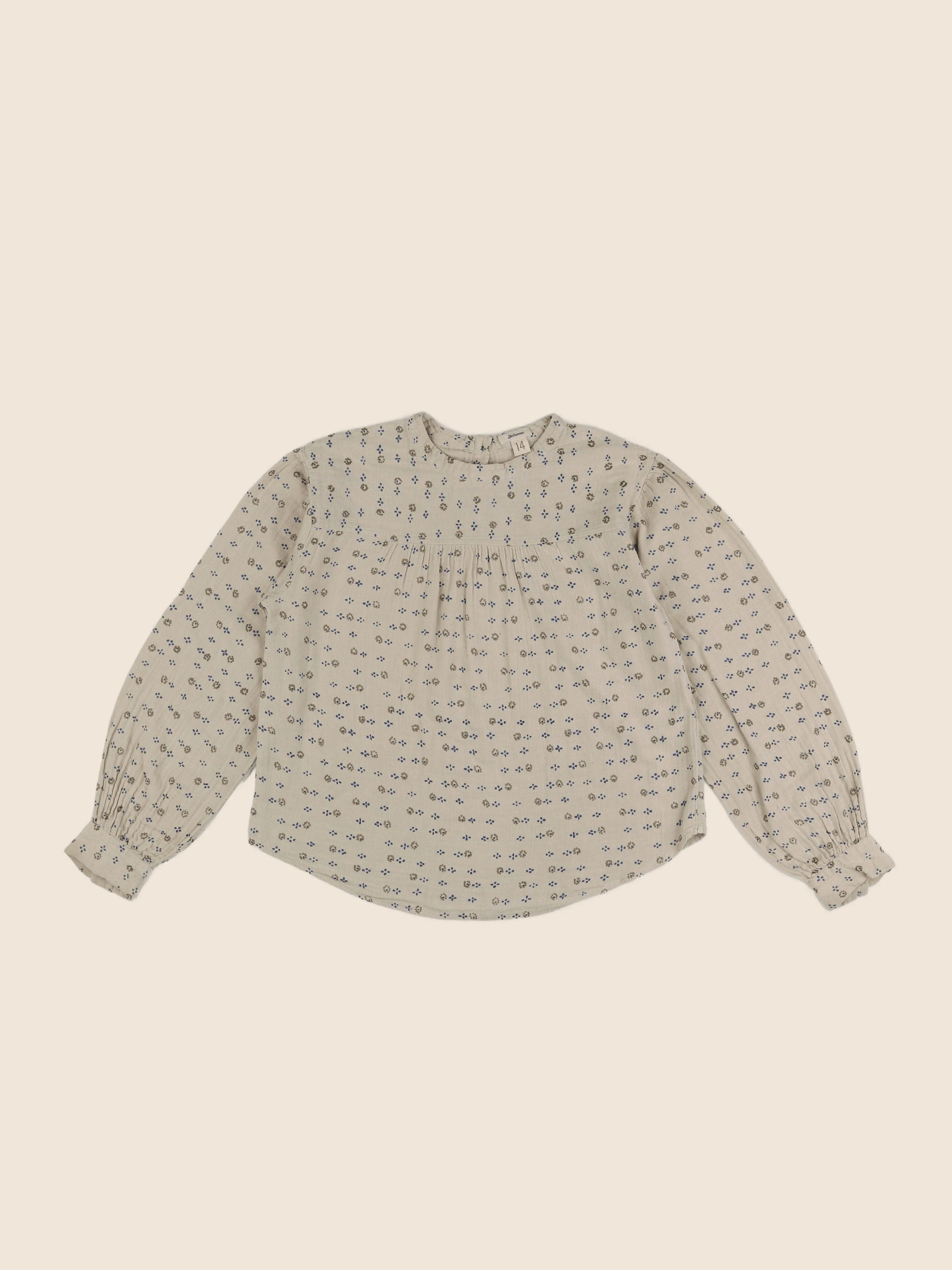 Bellerose - blouse beige - 14 ans