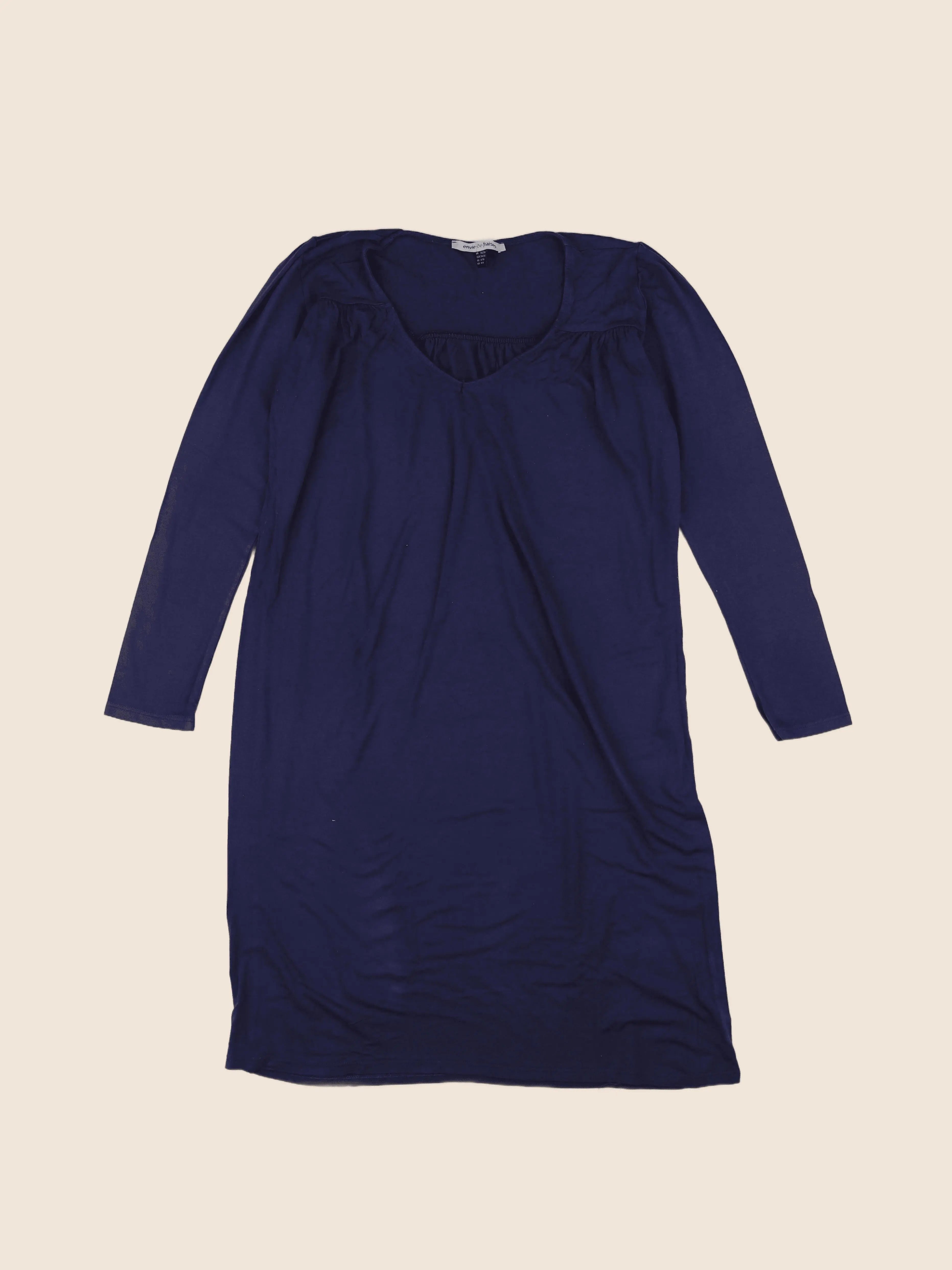 Envie de fraise - robe grossesse bleu - 36 à 38