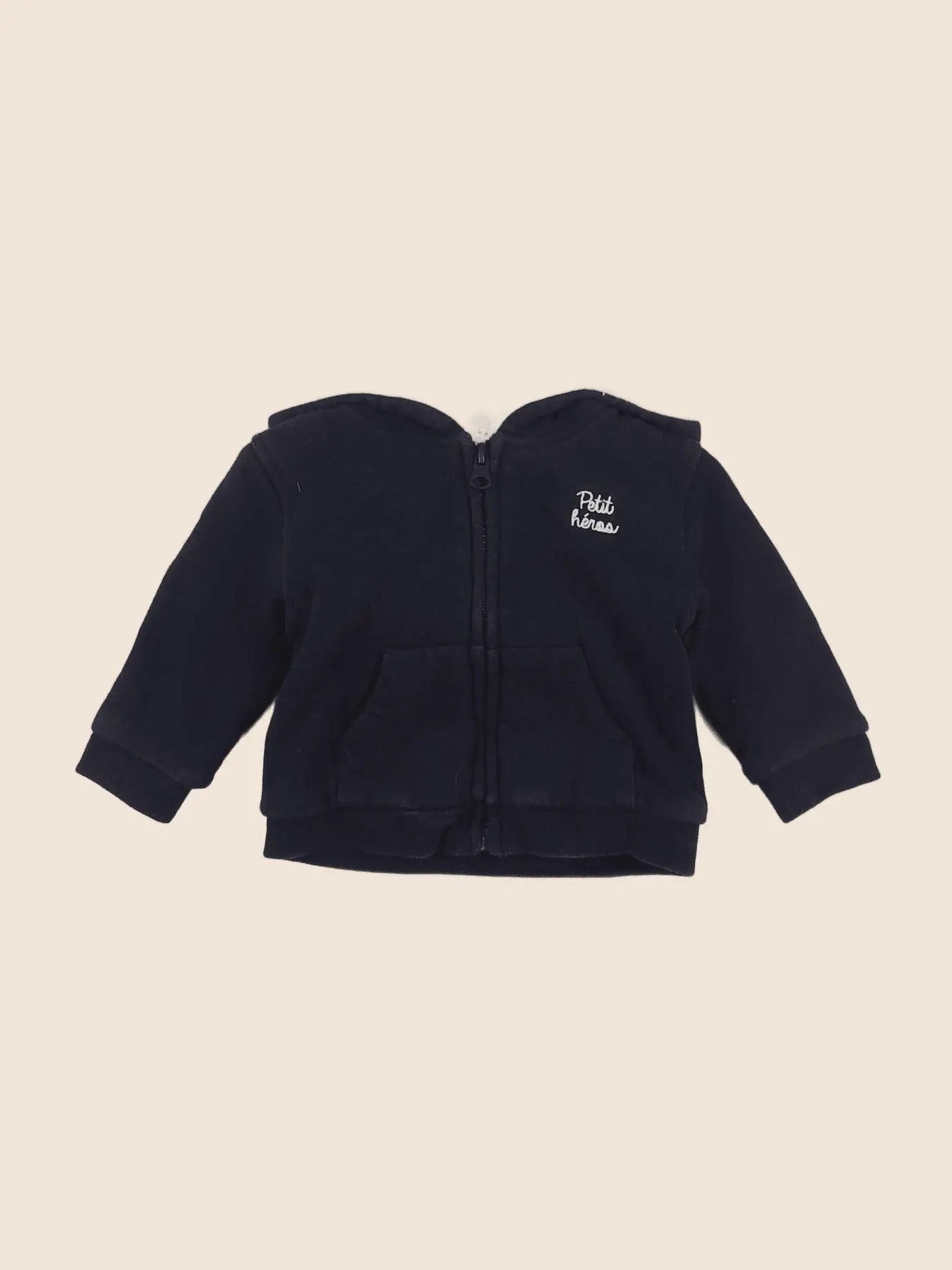 Boutchou - sweat bleu - 6 mois