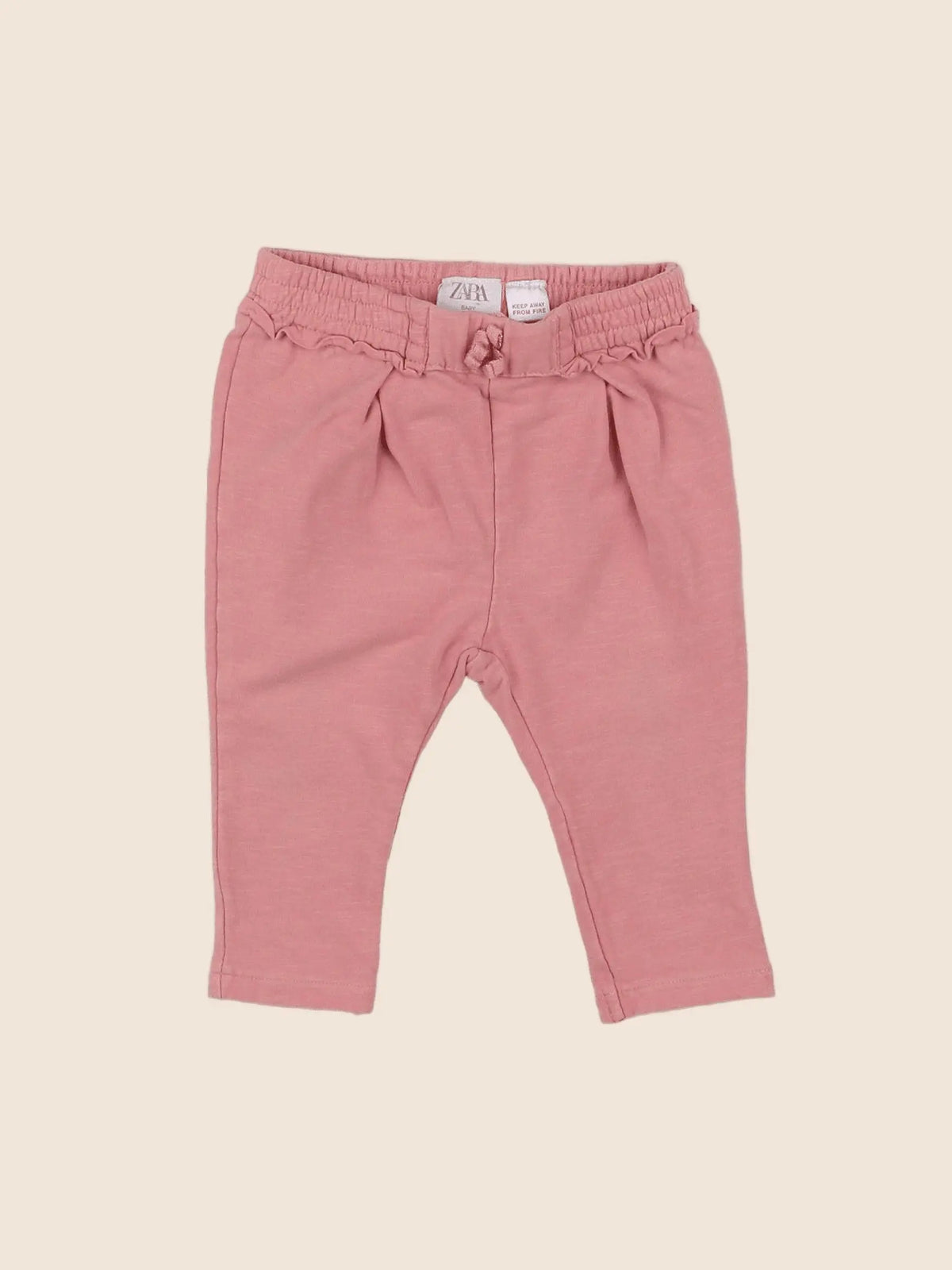 Zara - jogging rose - 3/6 mois