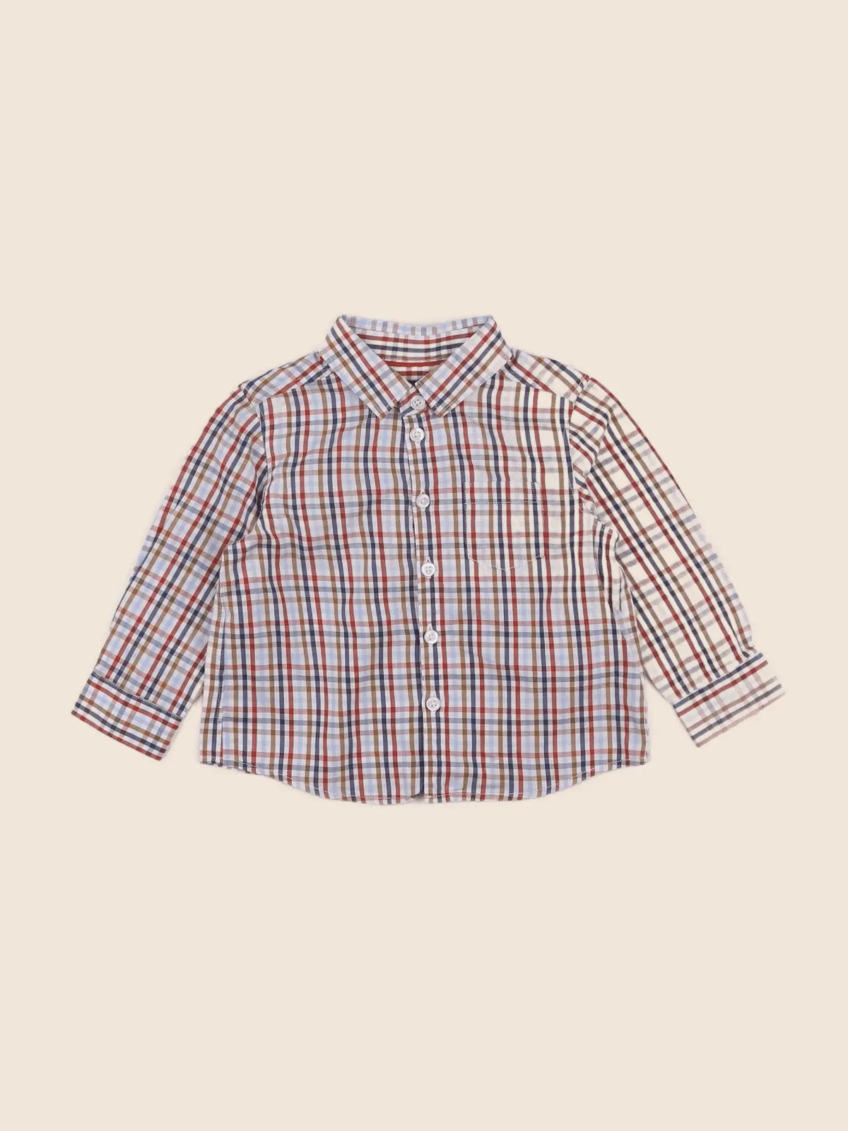 Cyrillus - chemise multicolore - 12 mois