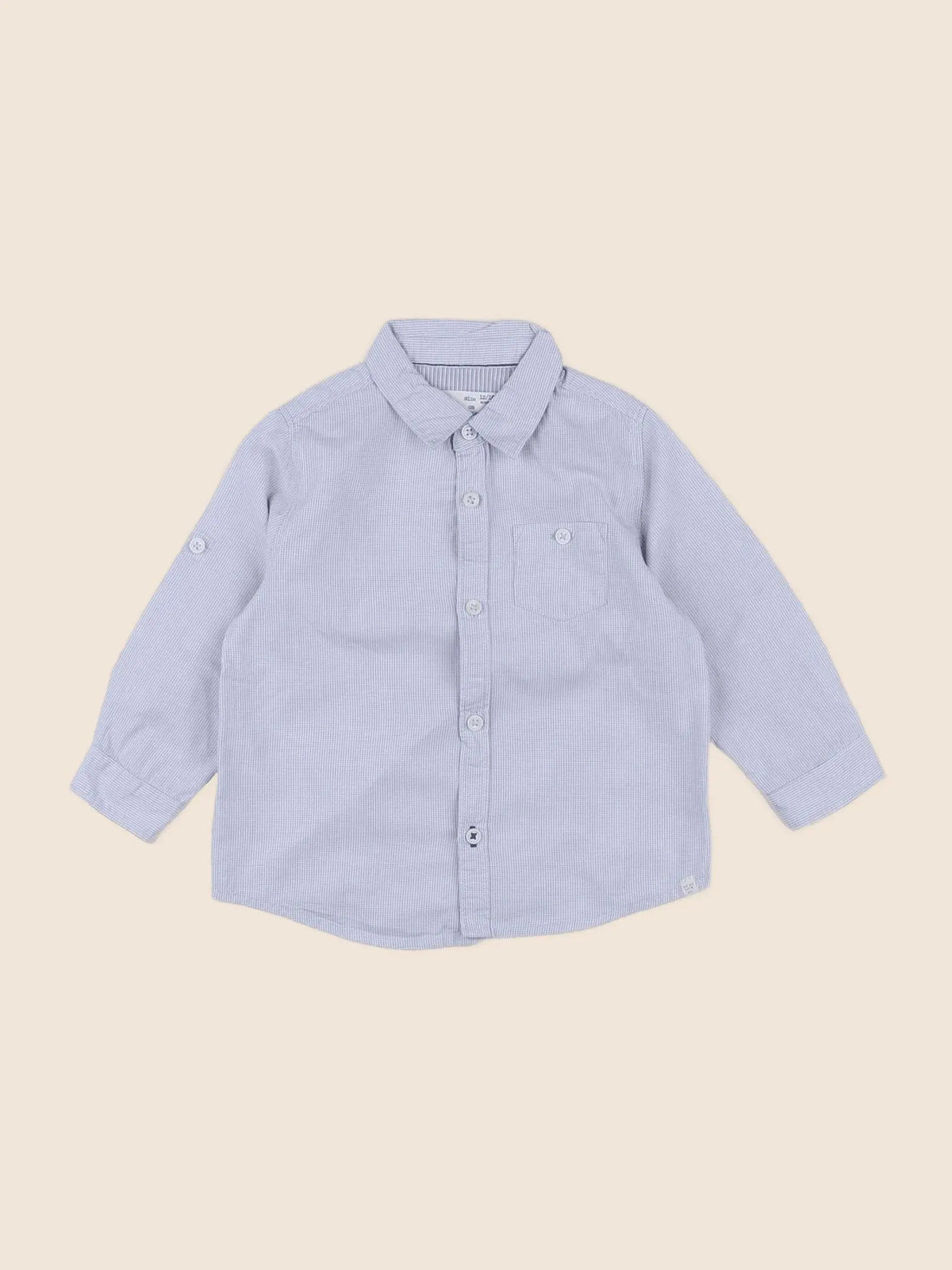 Zara - chemise bleu - 12/18 mois