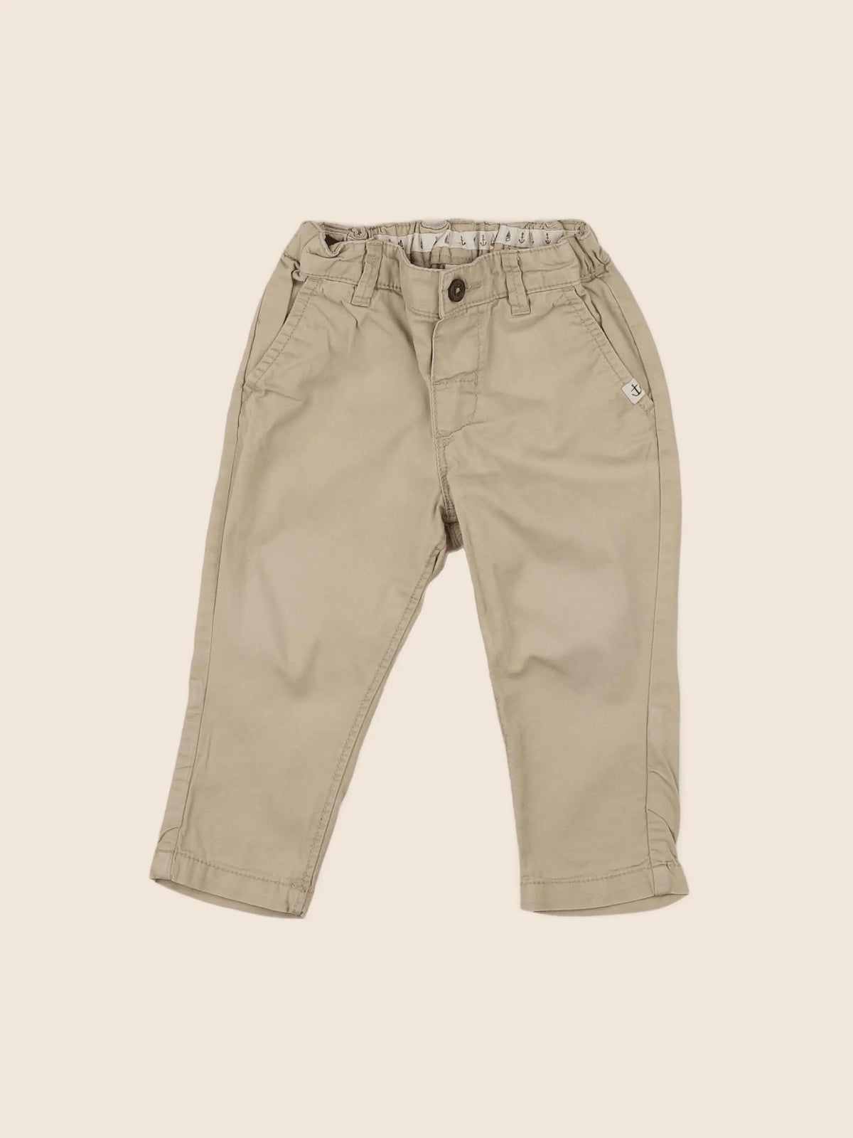 H&M - pantalon marron - 9/12 mois