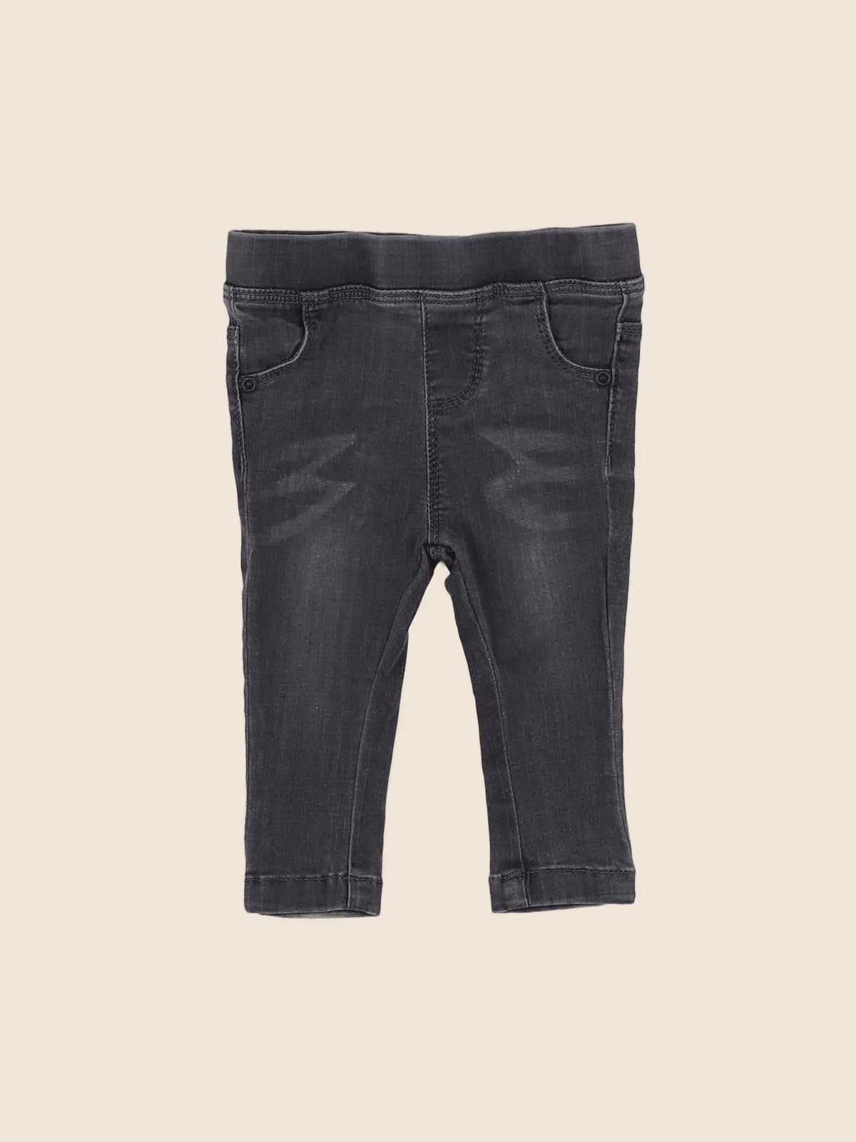 Vertbaudet - jegging gris - 6 mois