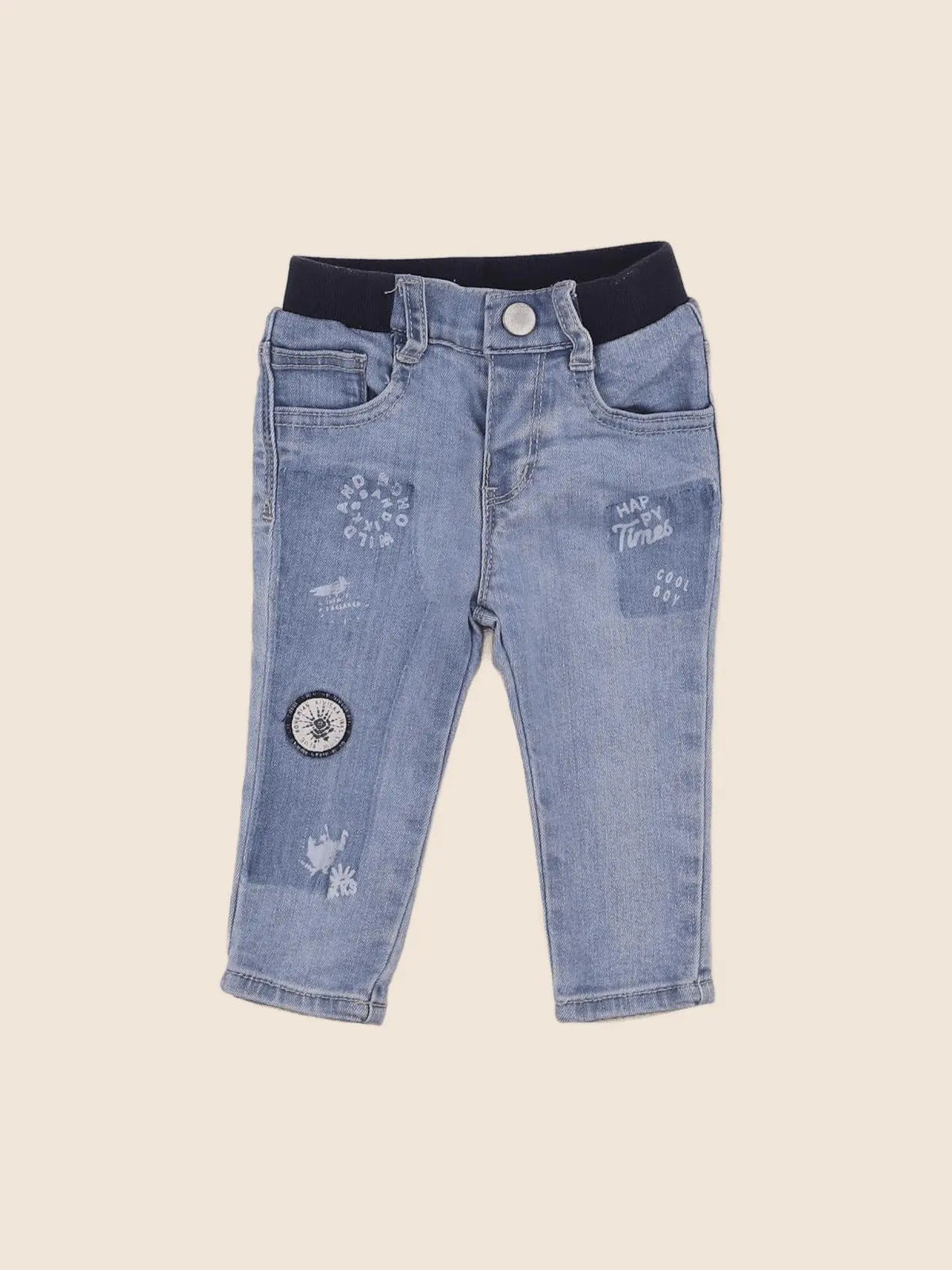 IKKS - jean bleu - 6 mois