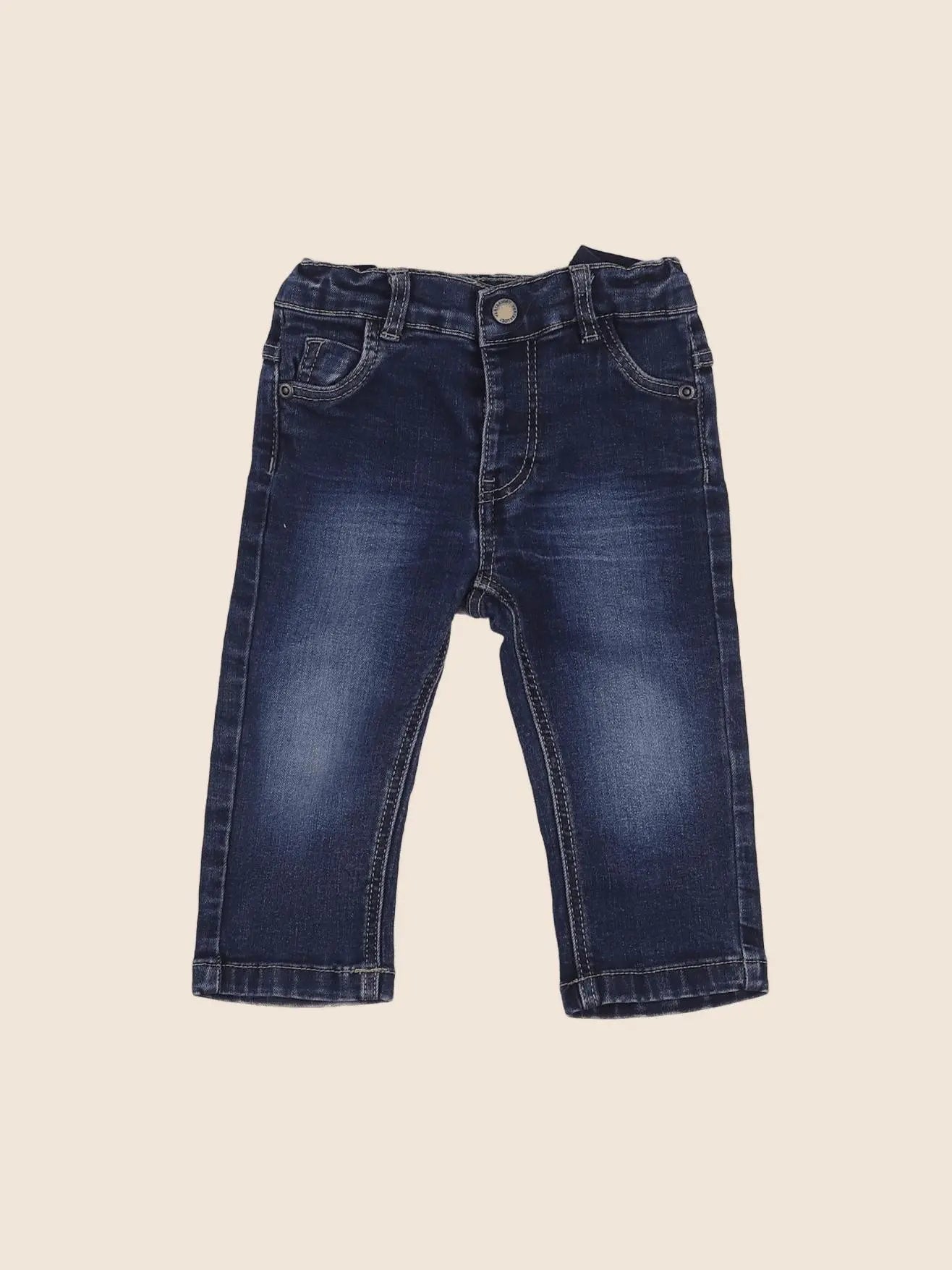 Vertbaudet - jean bleu - 12 mois