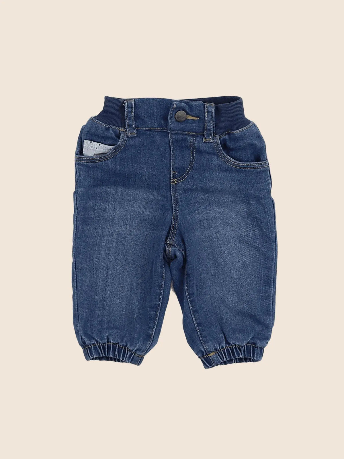 H&M - jean bleu - 3 mois