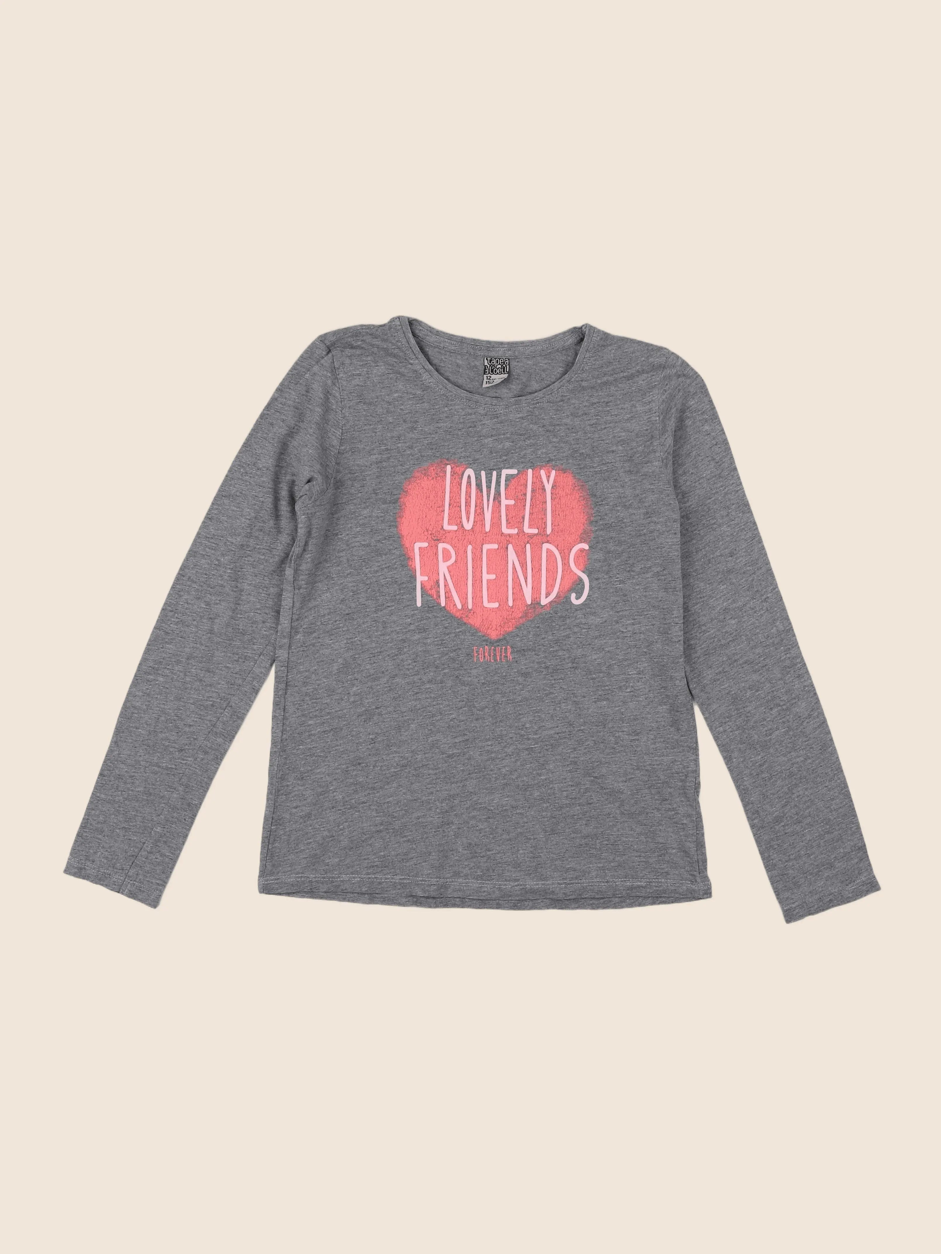 Tape à l'oeil - tee-shirt gris - 12 ans