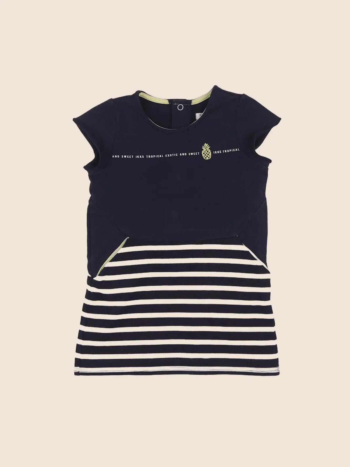 IKKS - robe bleu - 12 mois