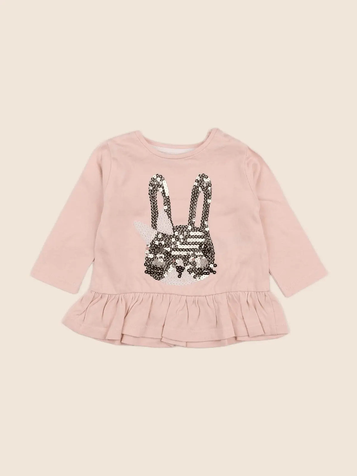 Vertbaudet - tee-shirt rose, or - 3 mois