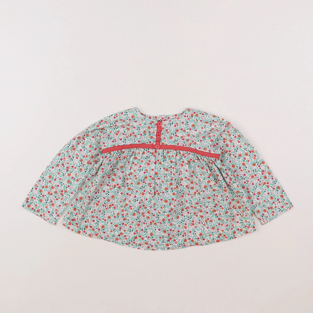 Vertbaudet - blouse blanc - 18 mois