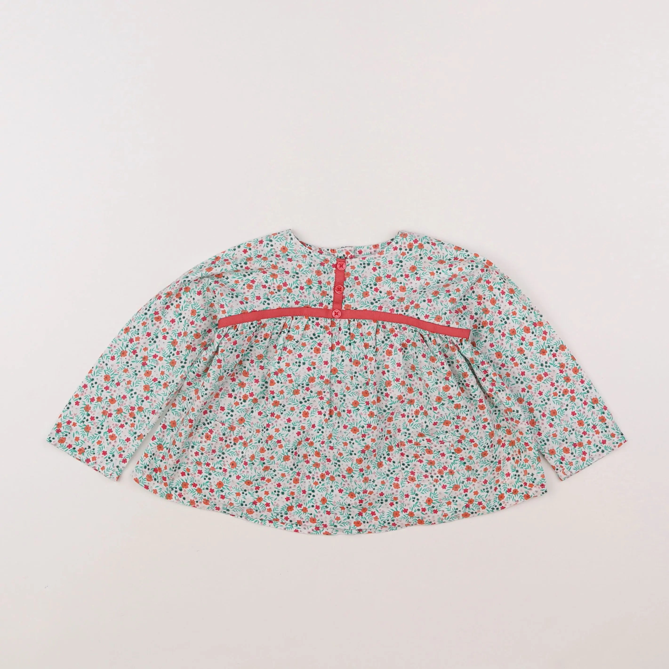 Vertbaudet - blouse blanc - 18 mois