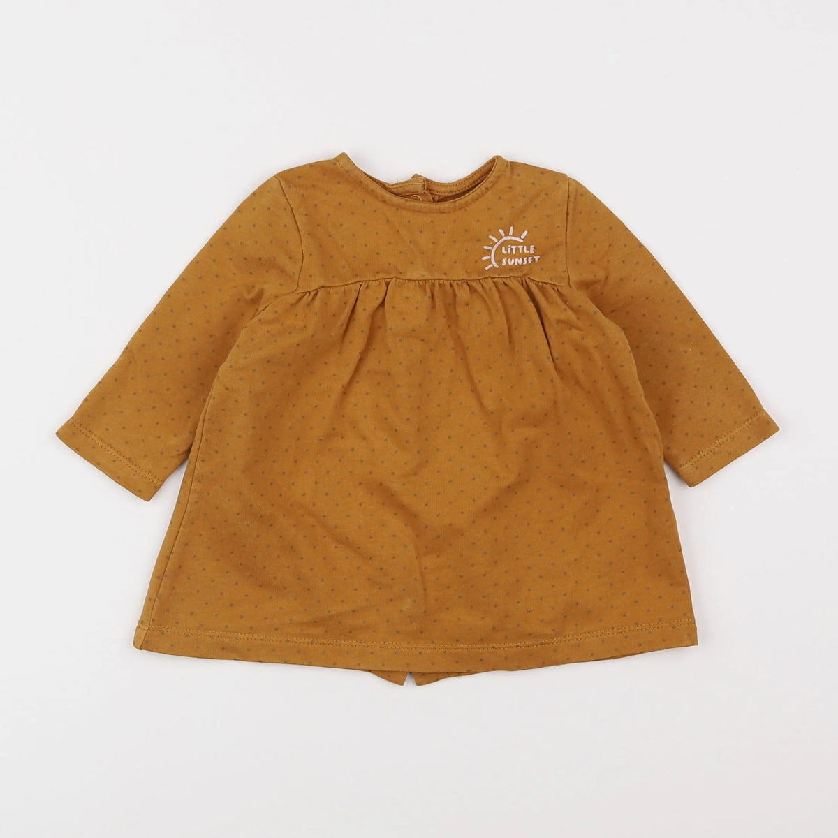 Vertbaudet - robe marron - 6 mois