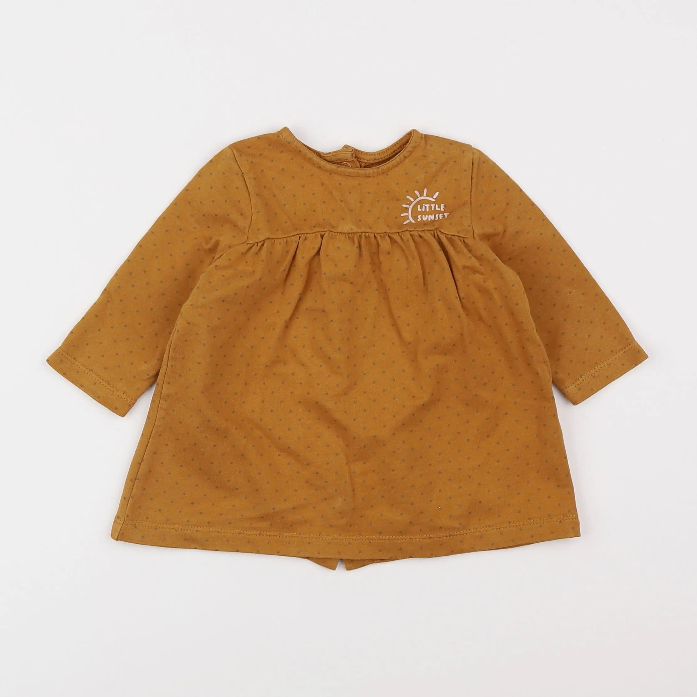 Vertbaudet - robe marron - 6 mois