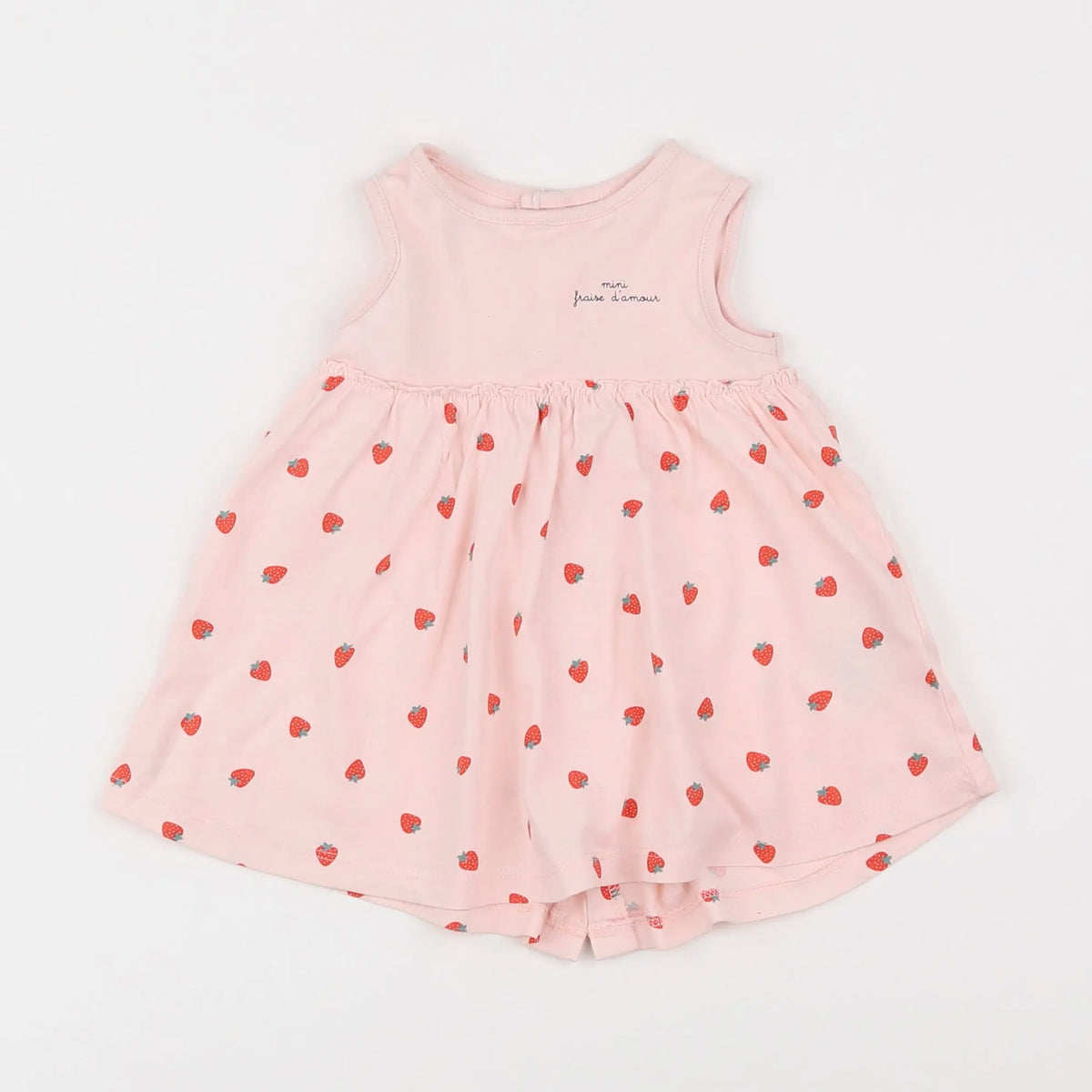 Vertbaudet - robe rose - 3 mois