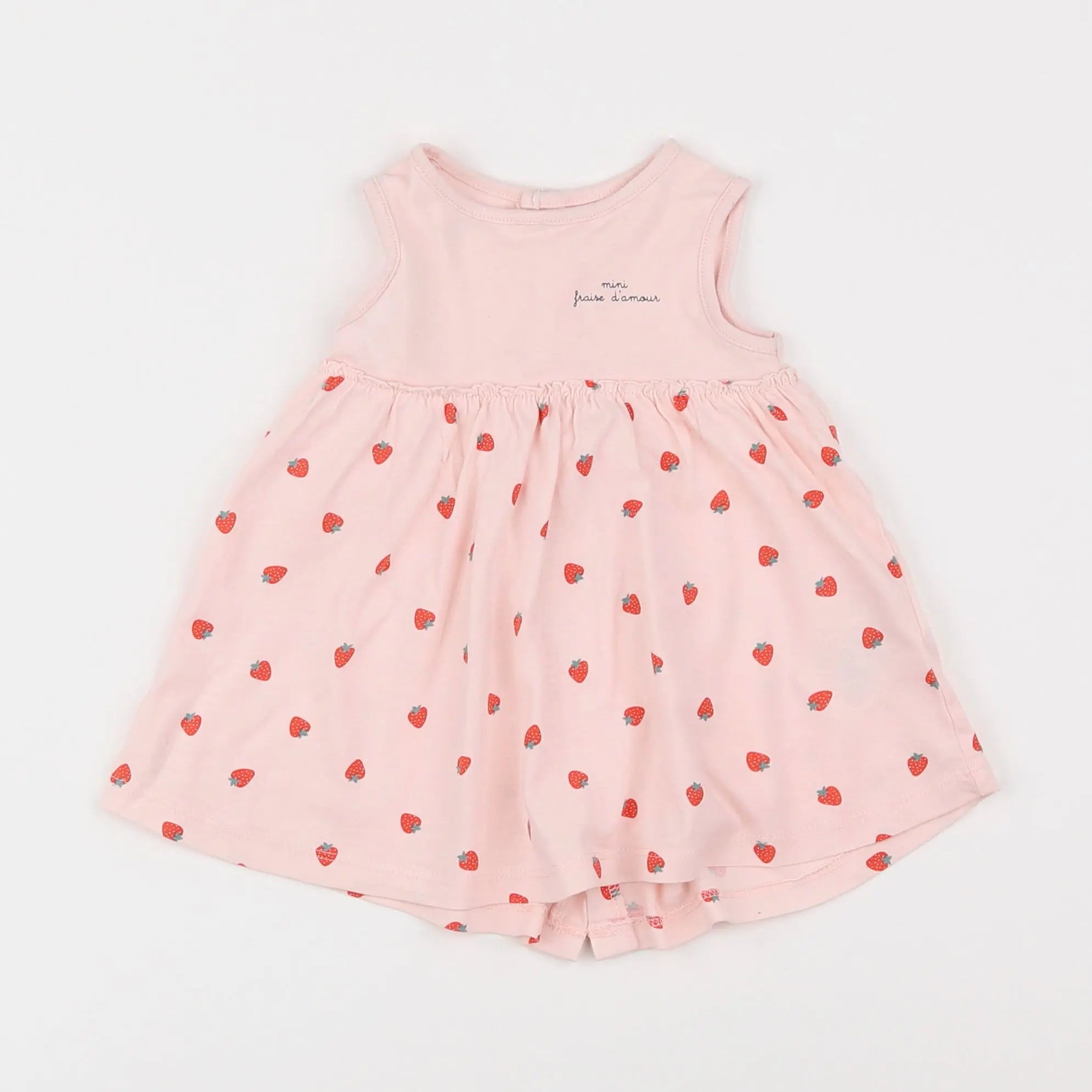 Vertbaudet - robe rose - 3 mois