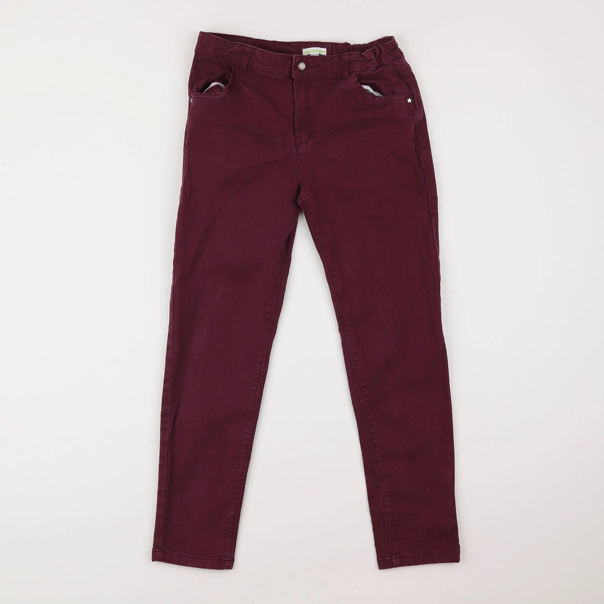 Vertbaudet - jean violet - 10 ans