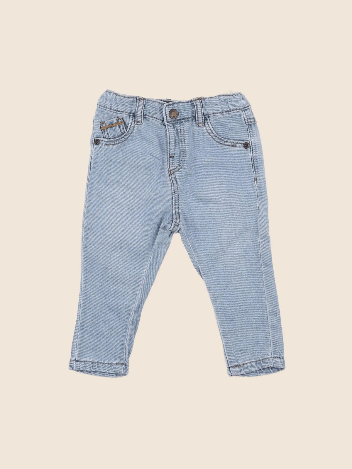 Vertbaudet - jean bleu - 6 mois