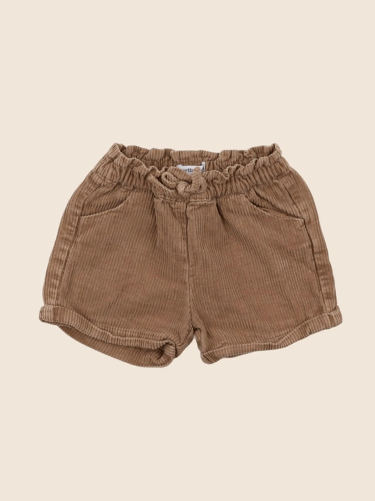 Vertbaudet - short marron - 18 mois