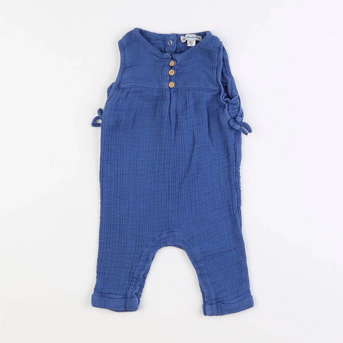 Vertbaudet - combinaison bleu - 3 mois