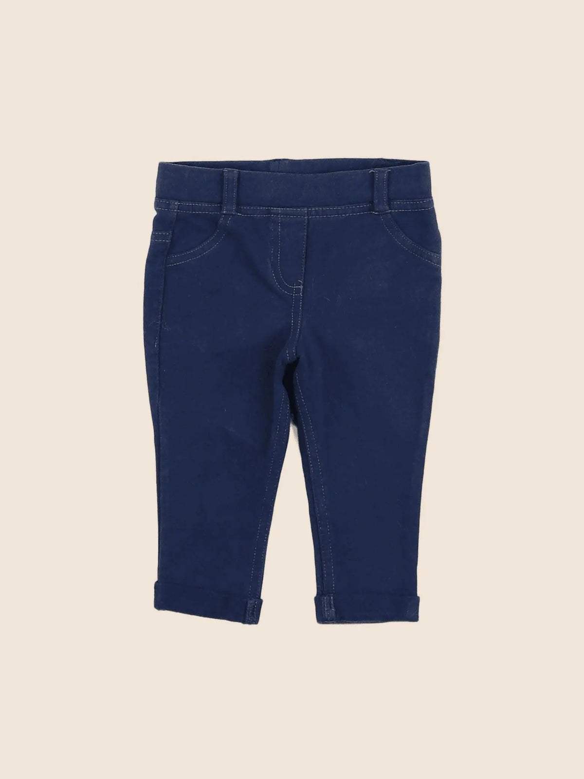 Tape à l'oeil - jegging bleu - 6 mois