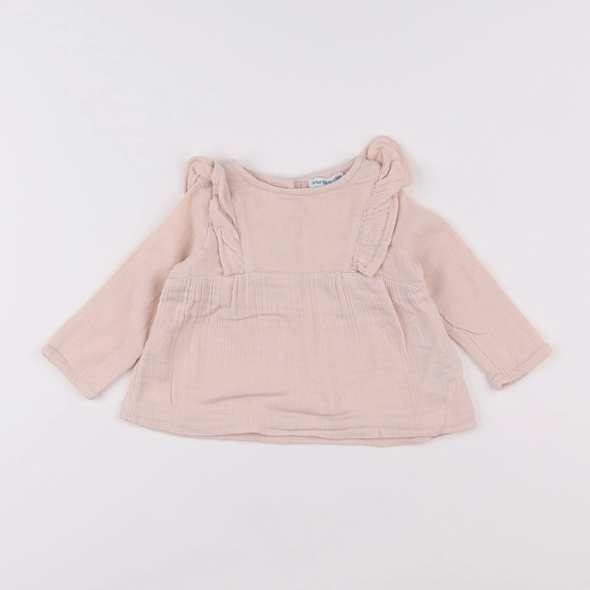 Vertbaudet - blouse rose - 6 mois