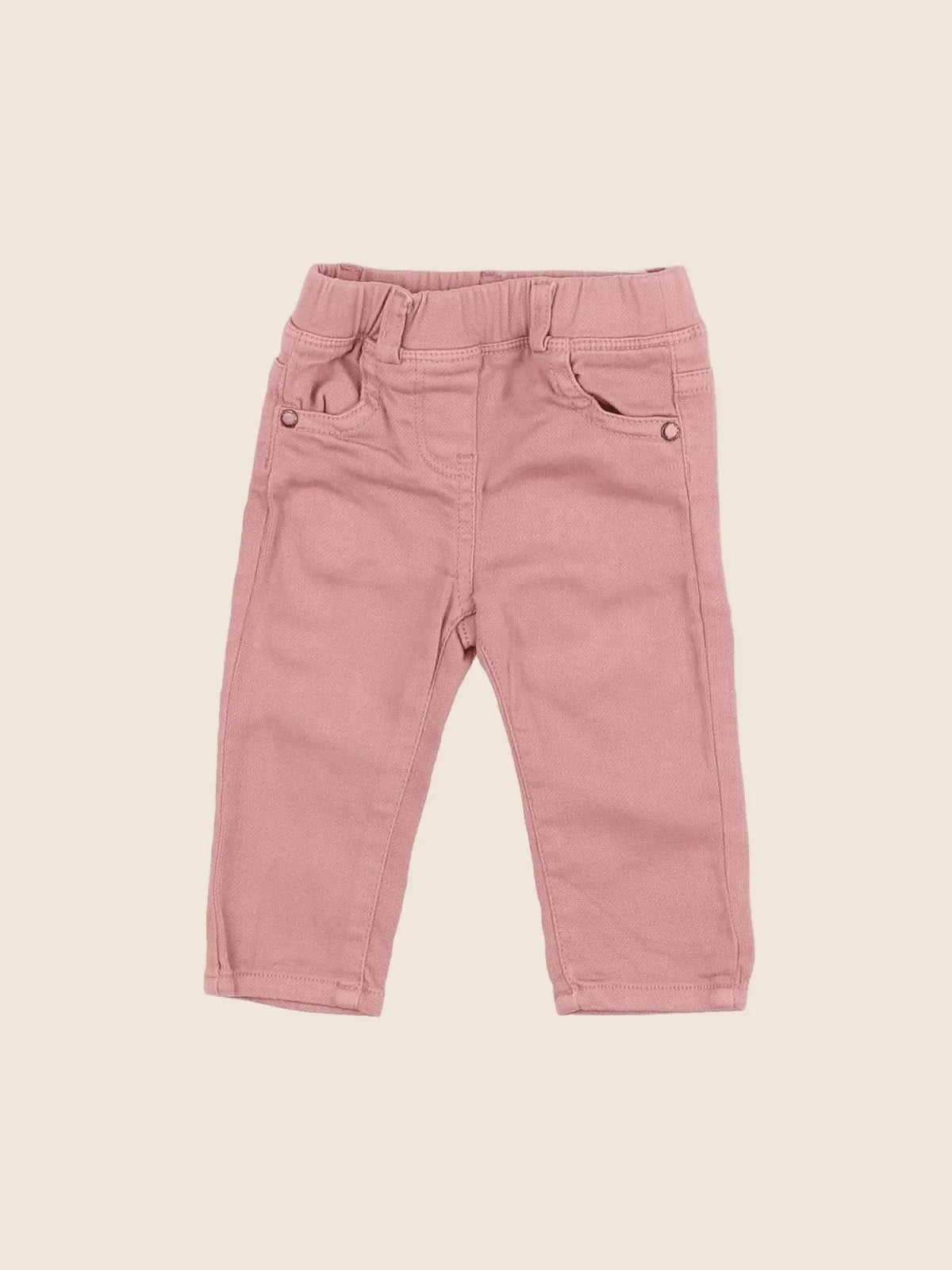 Vertbaudet - jegging rose - 3 mois