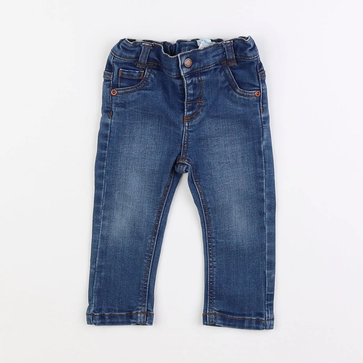 Vertbaudet - jean bleu - 9 mois