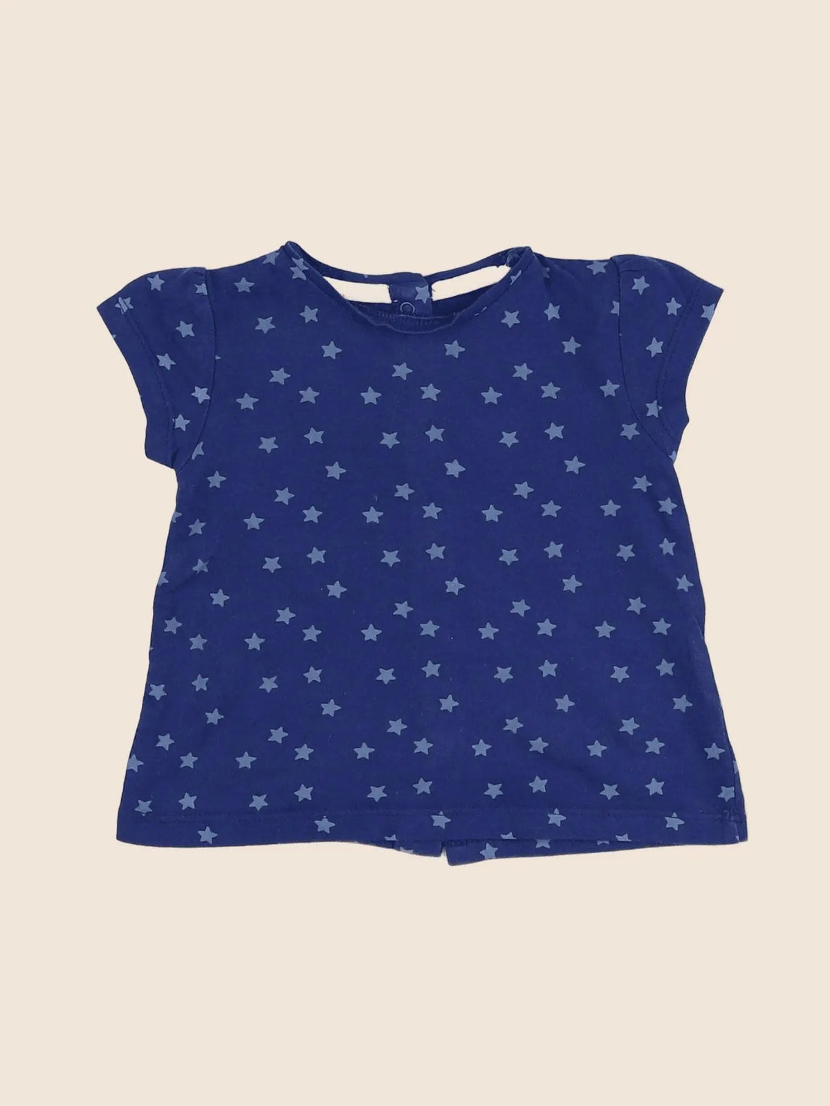 Vertbaudet - tee-shirt bleu - 6 mois