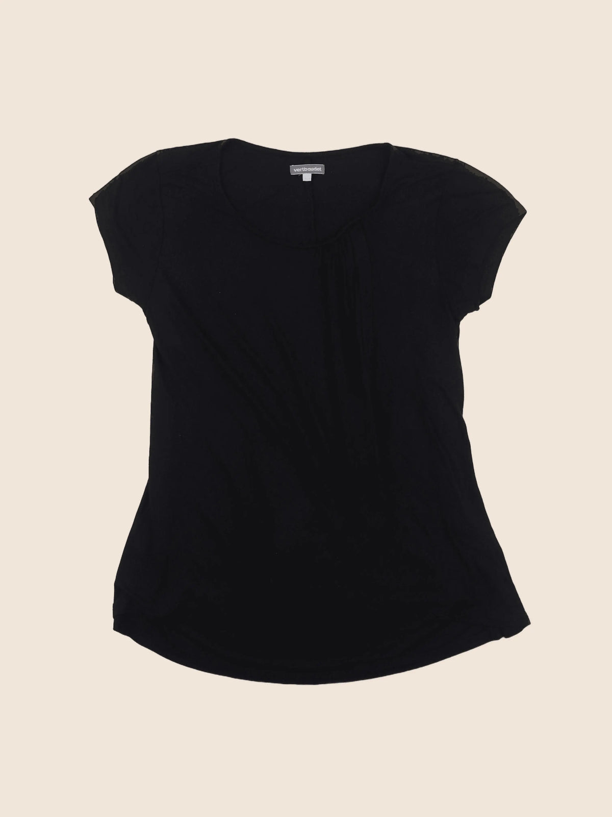 Vertbaudet - tee-shirt grossesse noir - 38 à 40