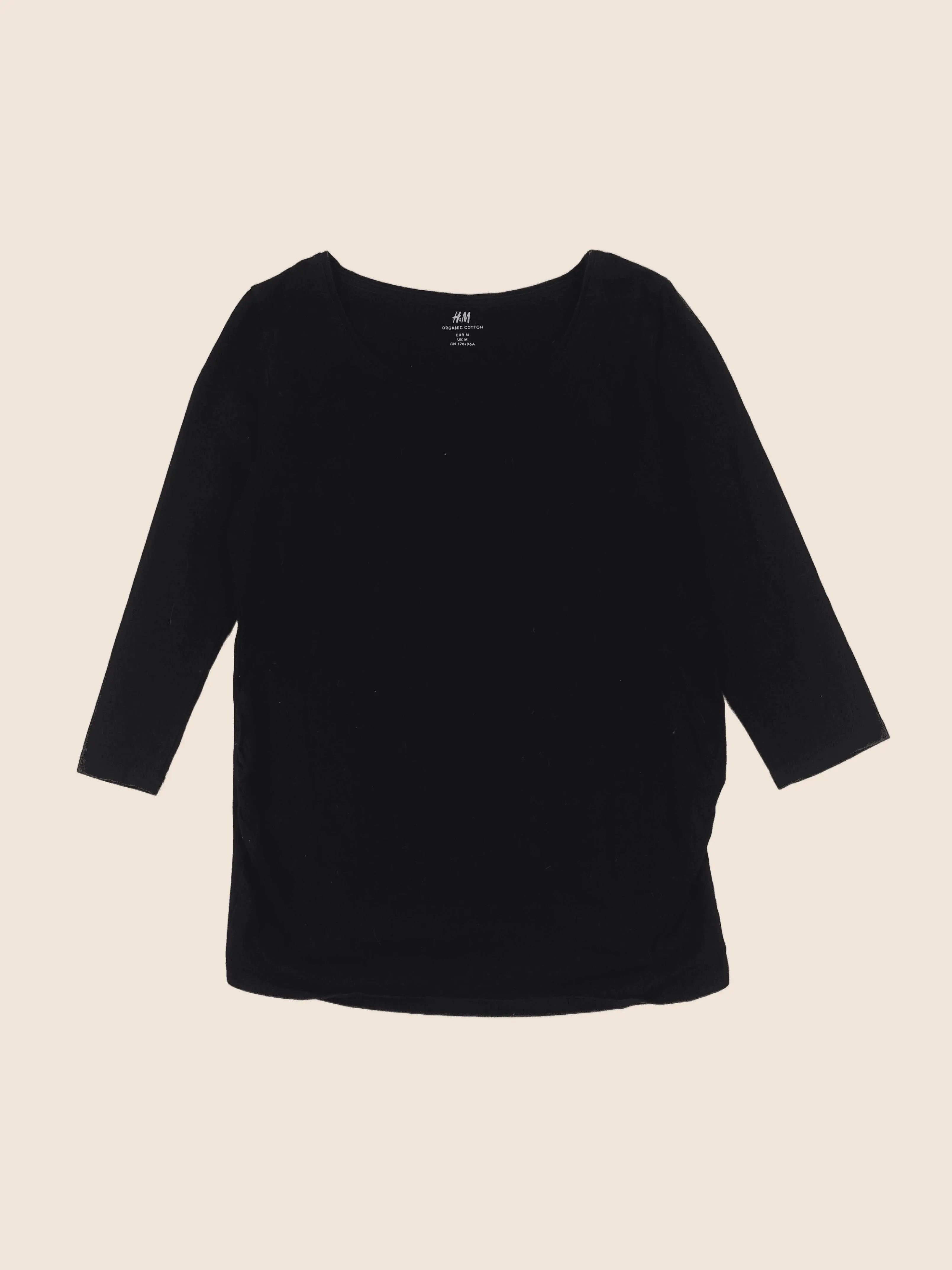H&M - tee-shirt grossesse noir - 38 à 40