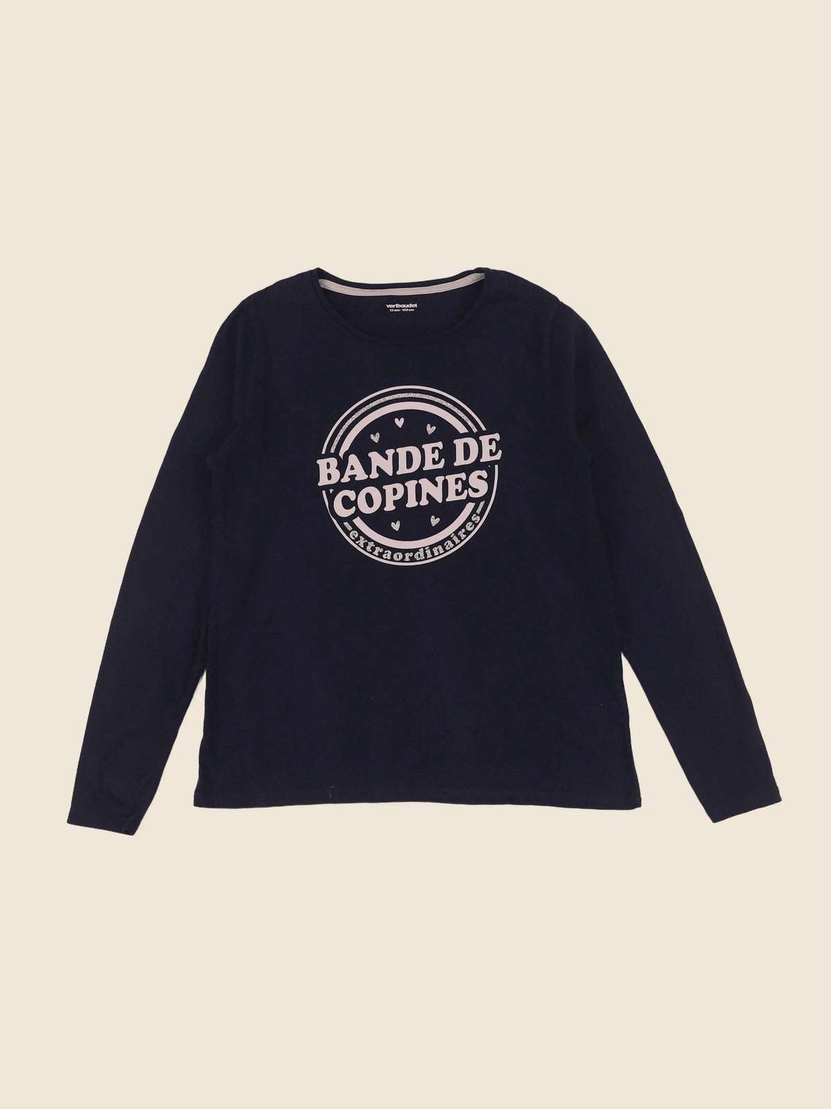 Vertbaudet - tee-shirt bleu - 12 ans