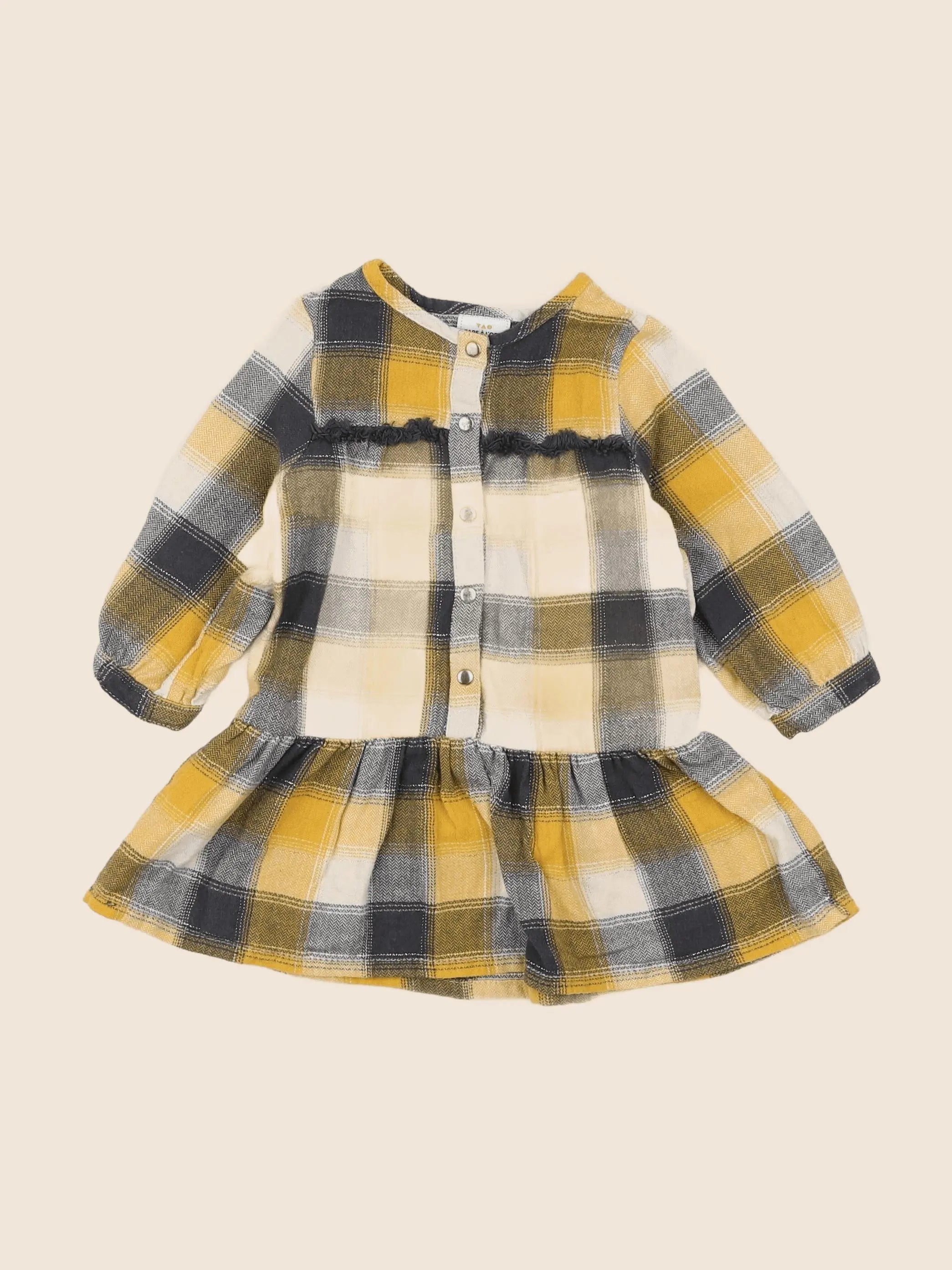 Tape à l'oeil - robe jaune - 12 mois