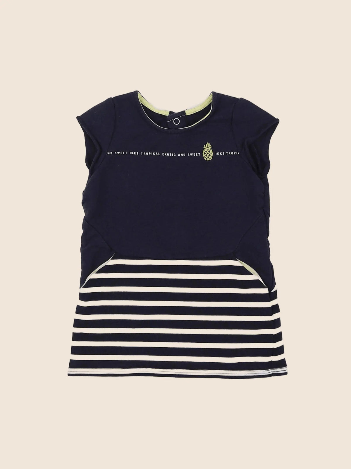 IKKS - robe bleu - 6 mois