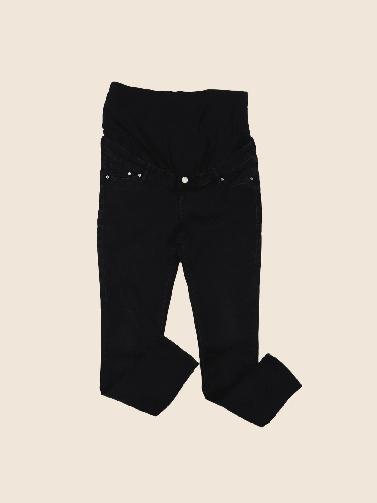 H&M - jean grossesse gris - 38