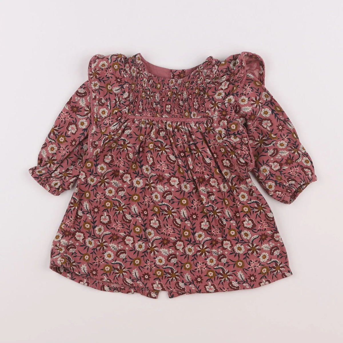 Vertbaudet - robe multicolore - 6 mois